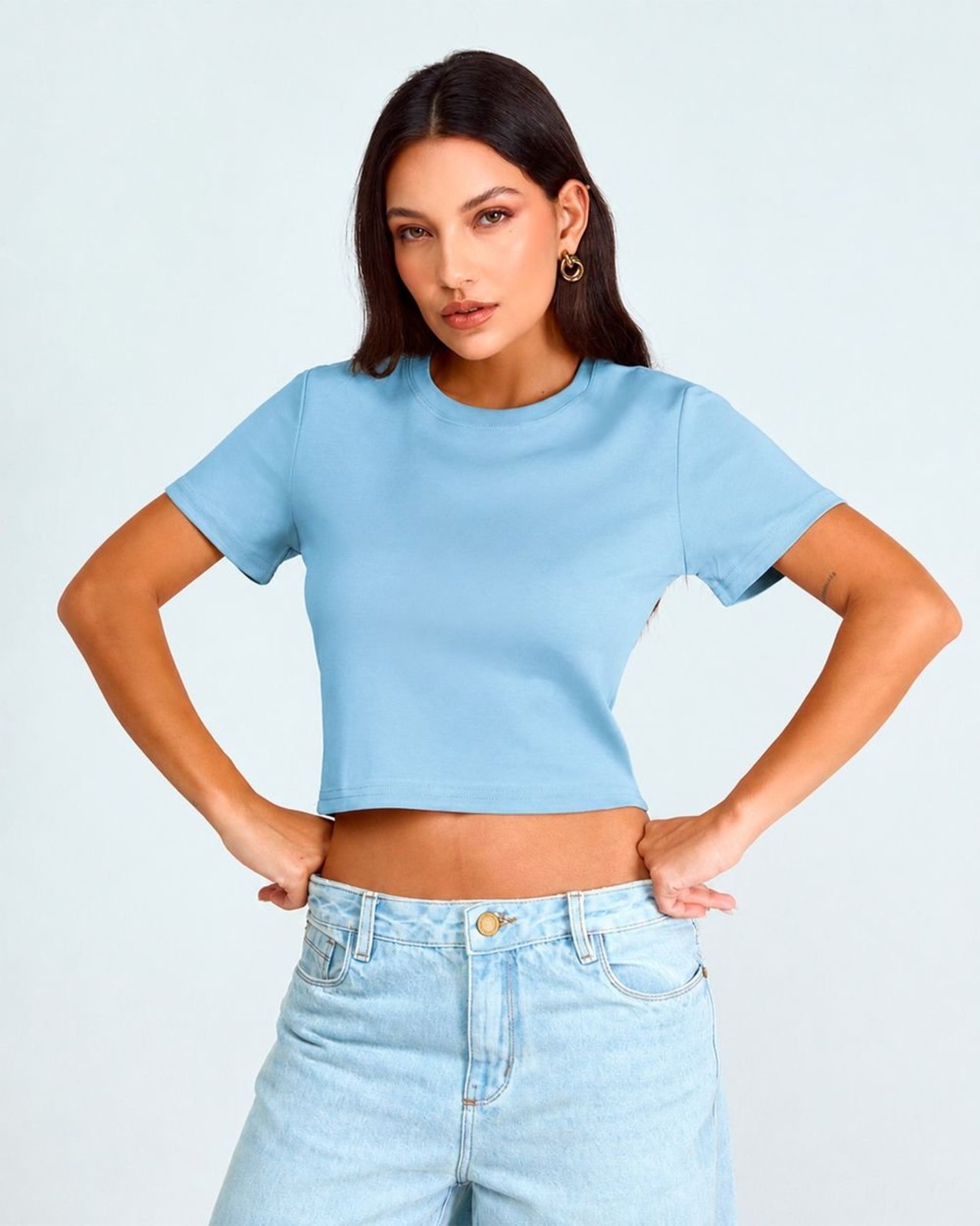 Blusa Cropped Feminina Premium 90273 Consciência — foto 3