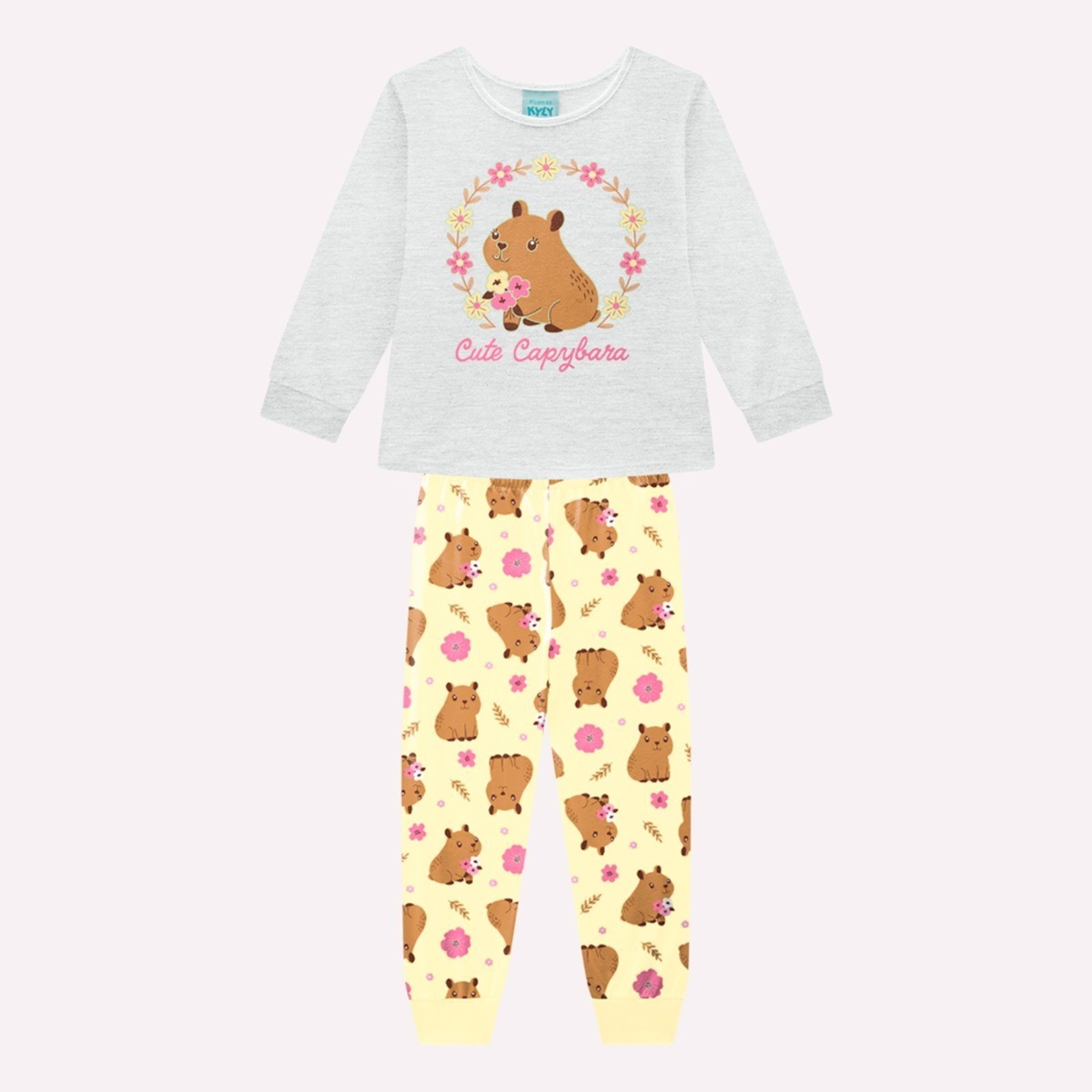 Pijama Menina Capivara Kyly
