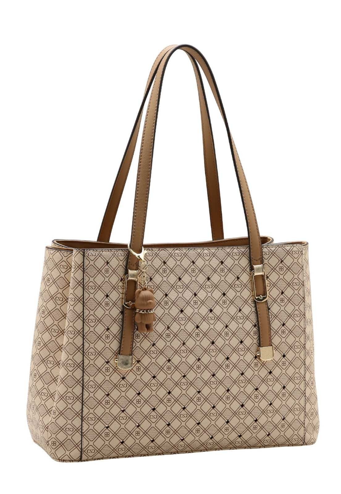 Bolsa Feminina Chenson Ombro New Cristal 3485753 Nude