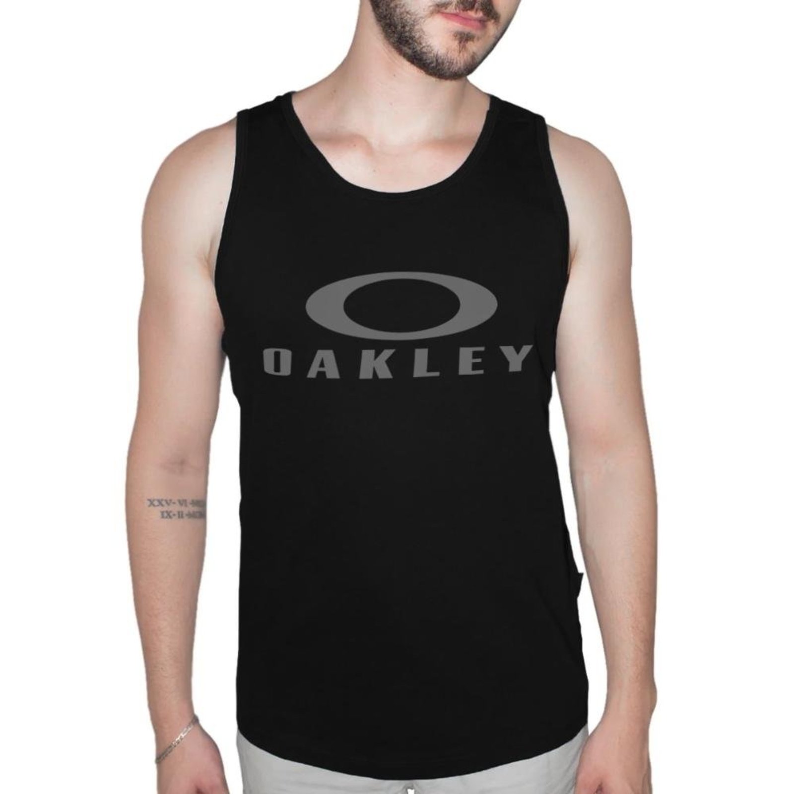 REGATA OAKLEY MASCULINA BARK TANK Preto