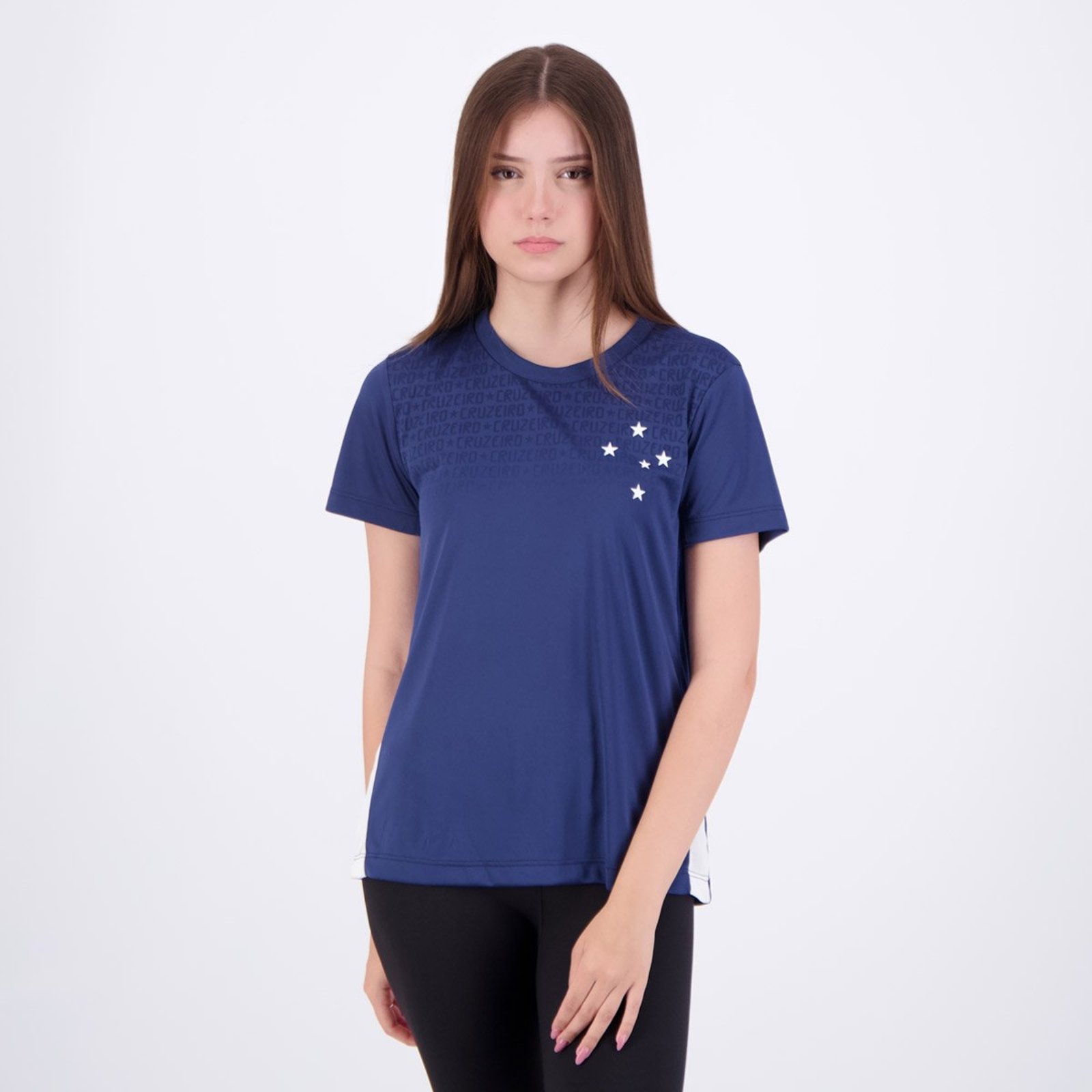 Camisa Cruzeiro Eco Feminina Marinho