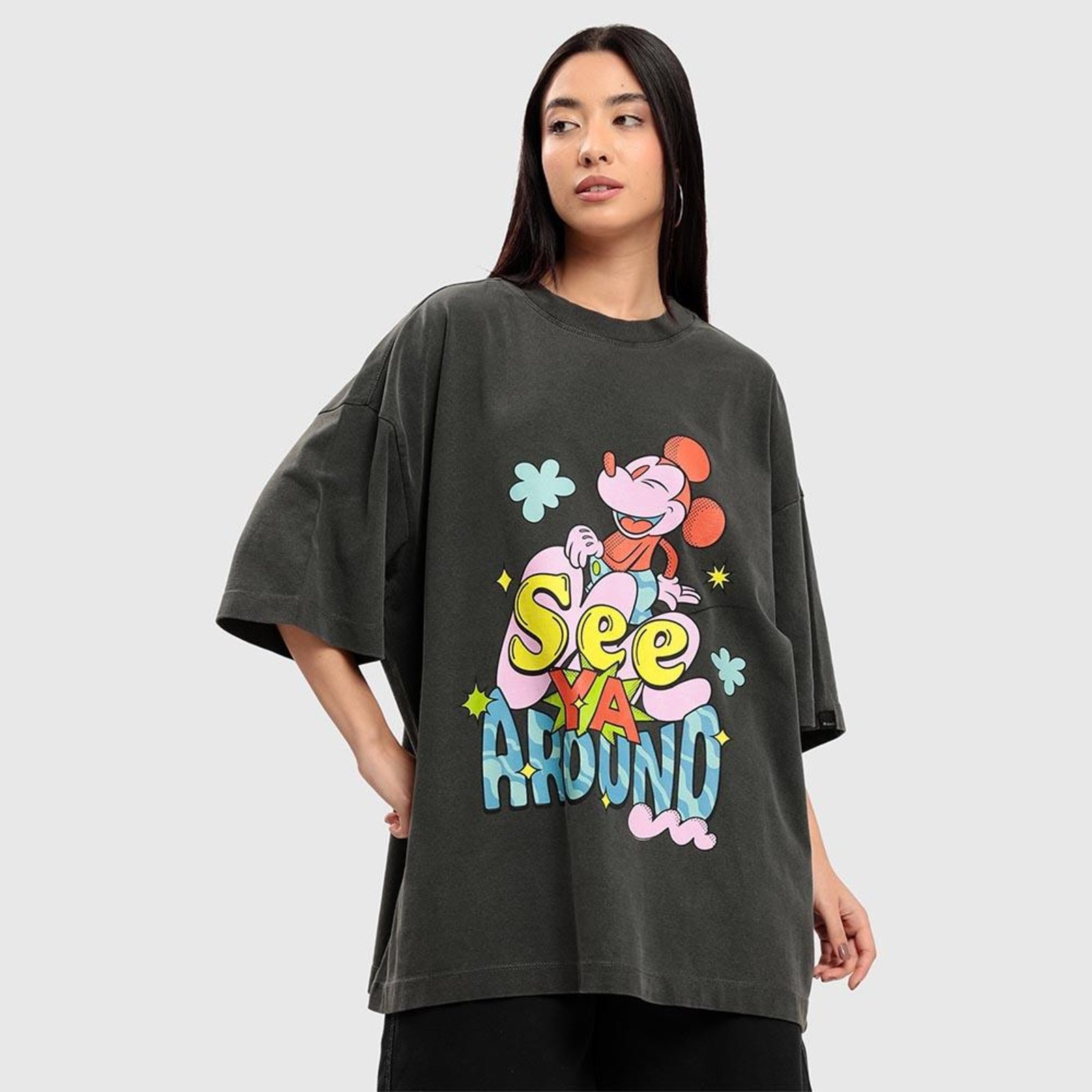 CAMISETA REGULAR SEE YA BAW X DISNEY Preto