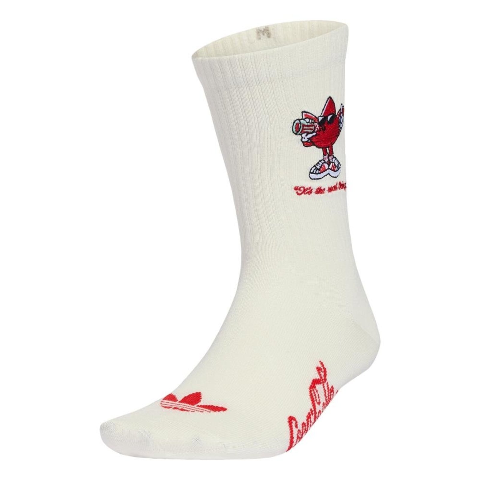 PACOTE COM 2 PARES DE MEIA ESTAMPADA ORIGINALS X COCA-COLA adidas Originals Branco