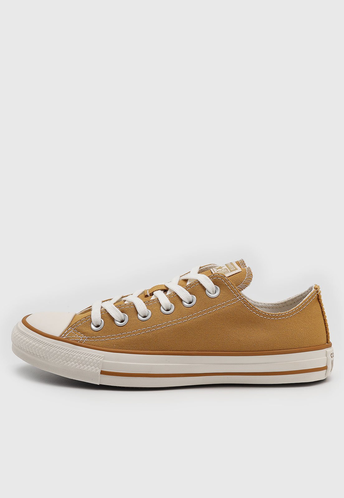 Tênis Feminino Converse Chuck Taylor All Star Cano Baixo Mostarda