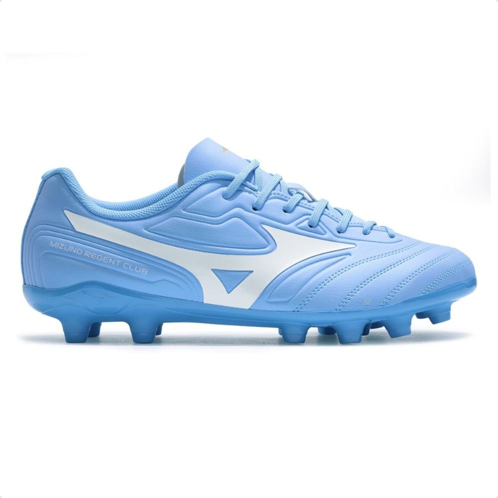 Chuteira Campo Mizuno Regent Club MD Masculina Azul