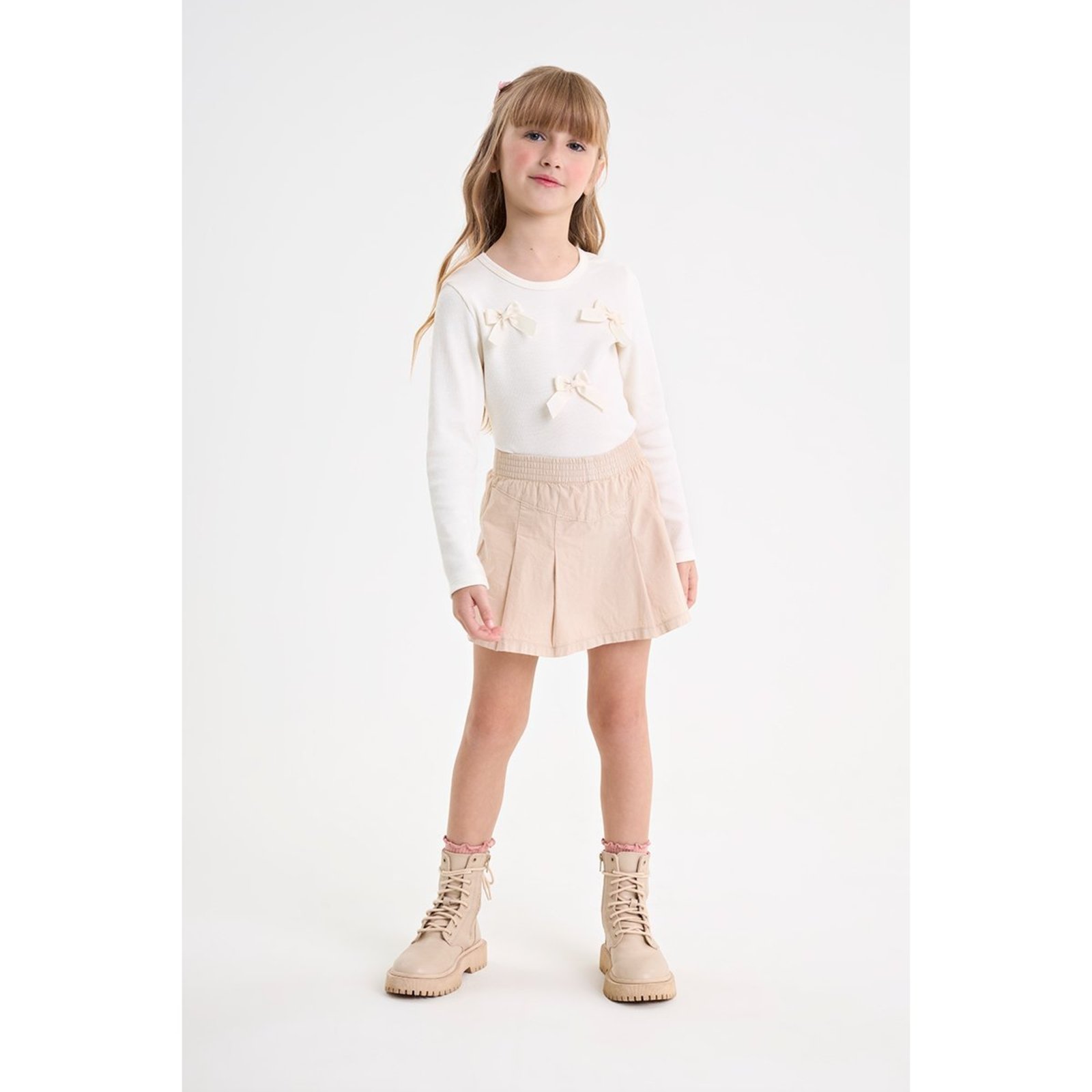Infantil - Blusa Feminina em Ribana