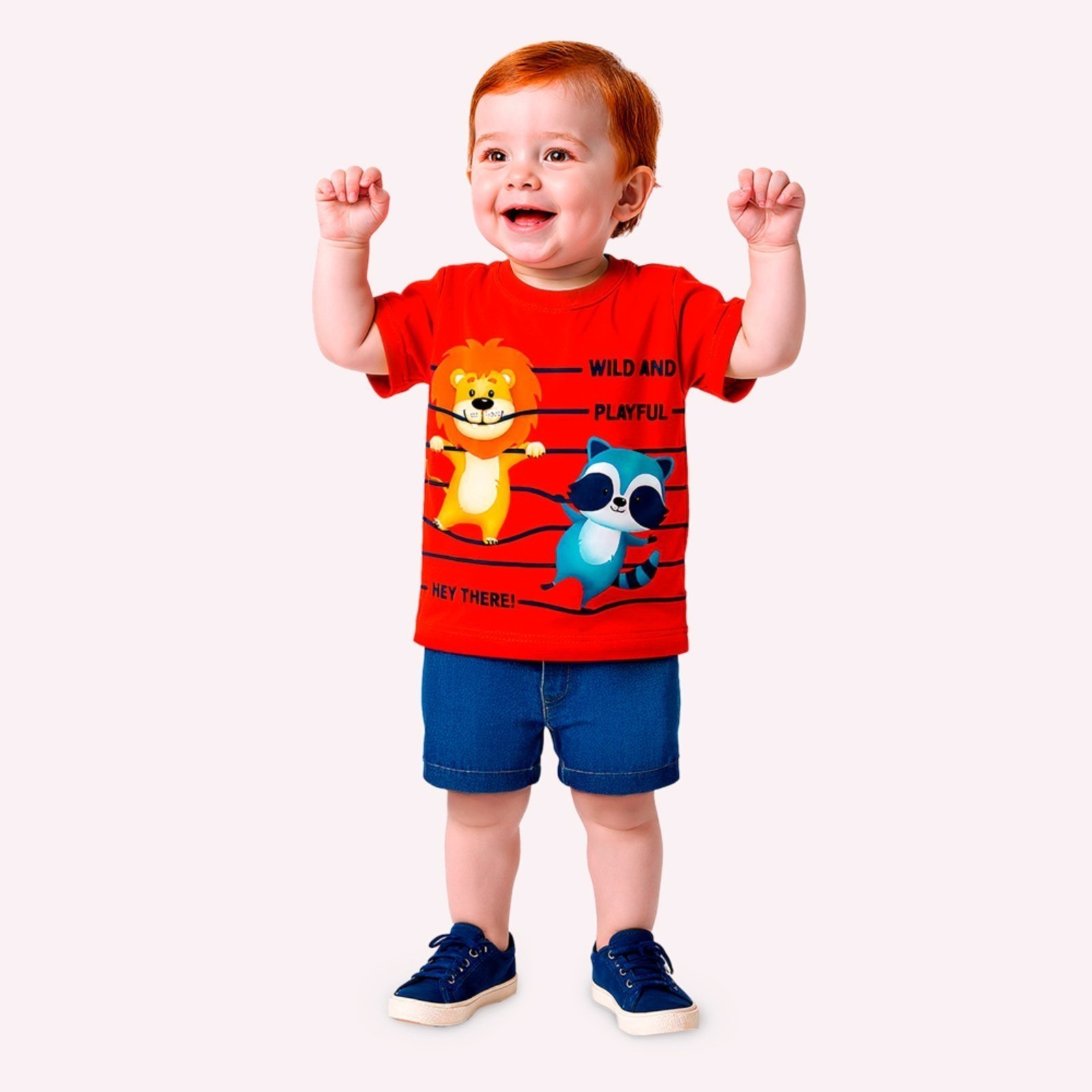 Infantil - Camiseta Menino Bichinhos Kyly