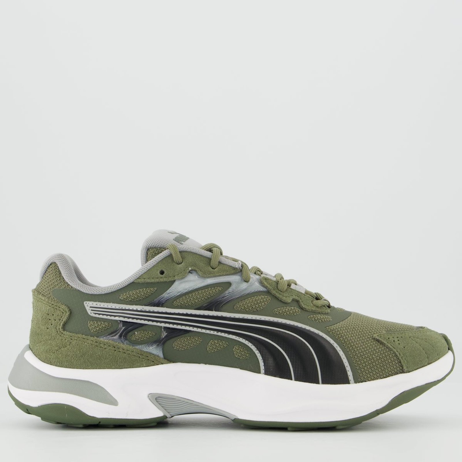 Tênis Puma Insphere Verde e Cinza