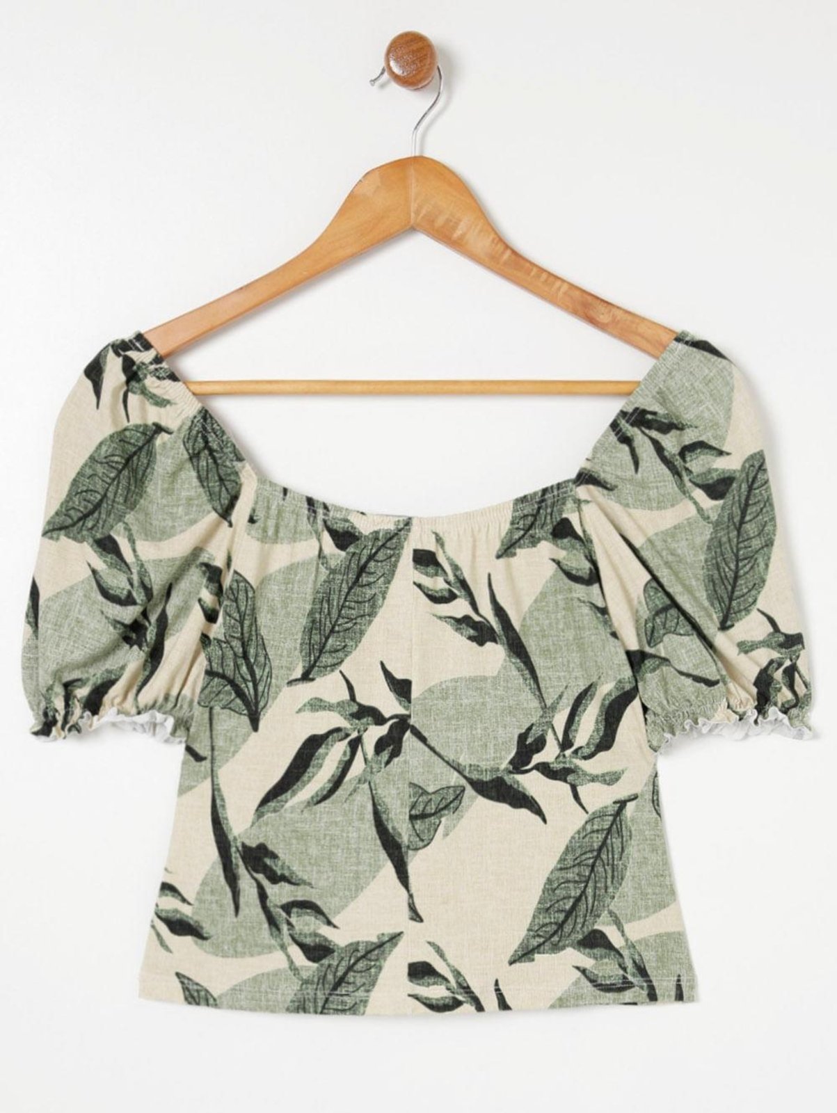 Vista 3 Blusa Manga Curta Autentique Feminina Verde unico verde Autentique unico verde