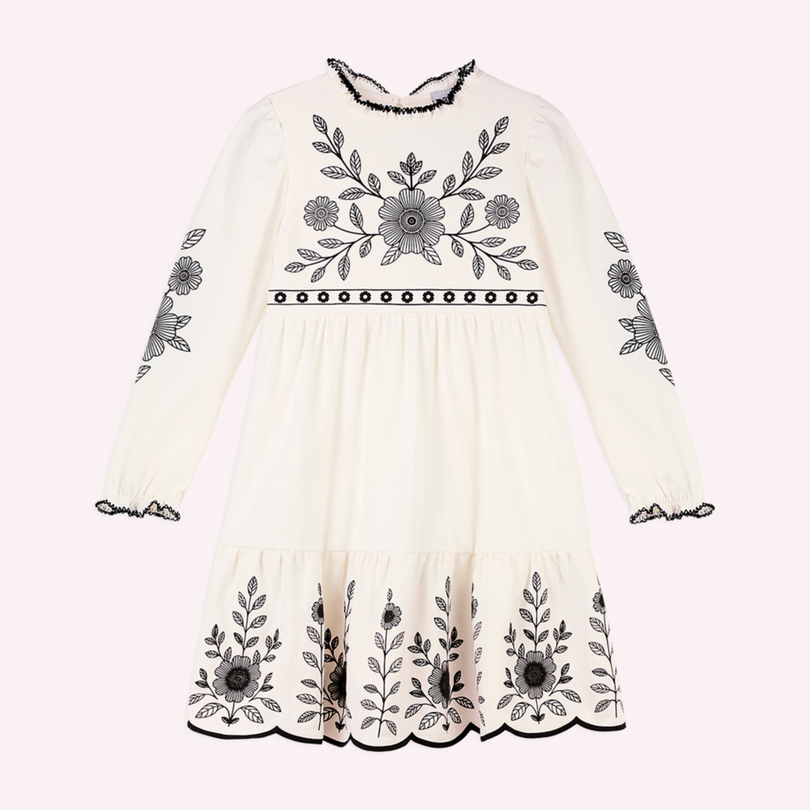 Infantil - Vestido Menina Flores Nanai