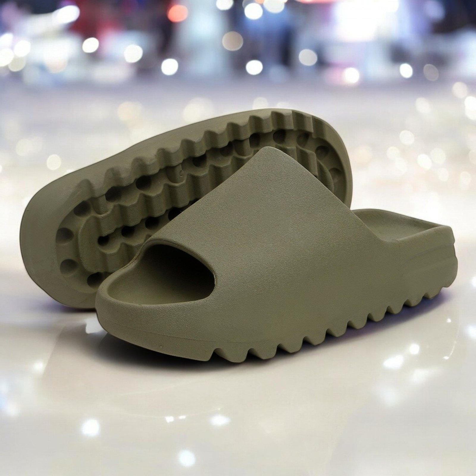 Chinelo Casual Confort Nuvem Slide Macio Leve Confortável Mr Light Verde