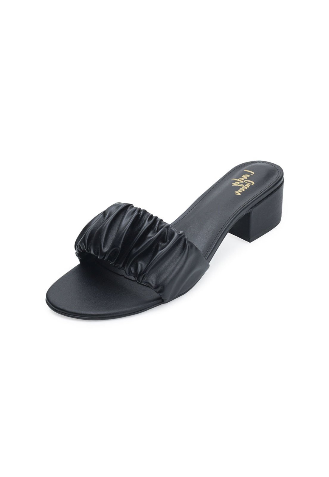 Tamanco Lady Queen AM21-19210 Preto