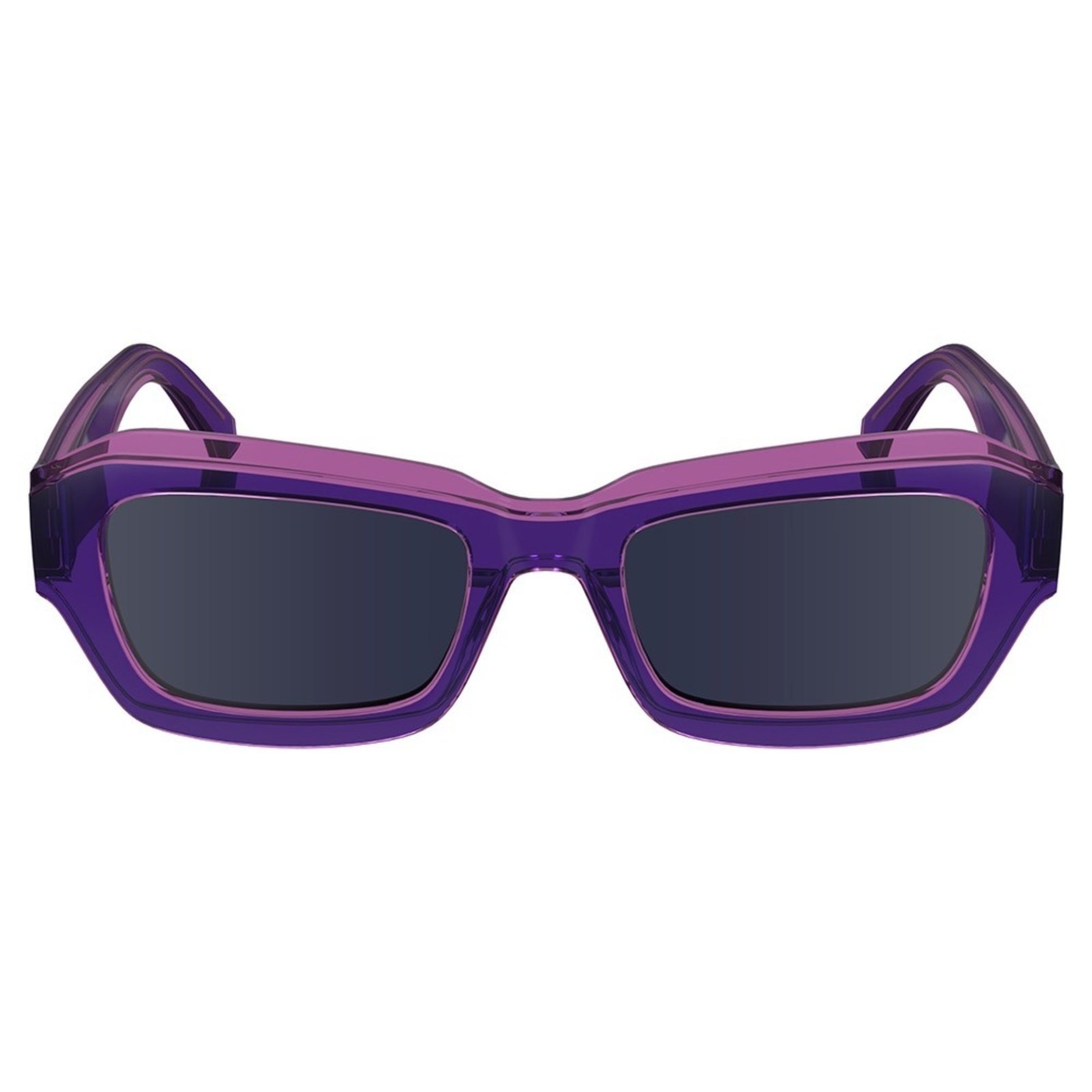 Vista 3 Óculos de Sol Calvin Klein Jeans CKJ24608S 500 Crystal roxo Calvin Klein Jeans roxo