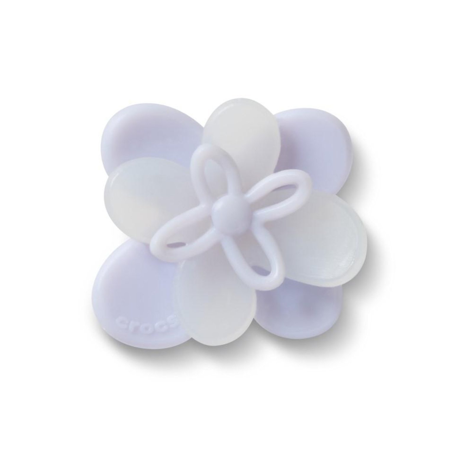 Vista 2 Infantil - Jibbitz™ Flor Azul Claro Florescendo Branco Crocs branco azul