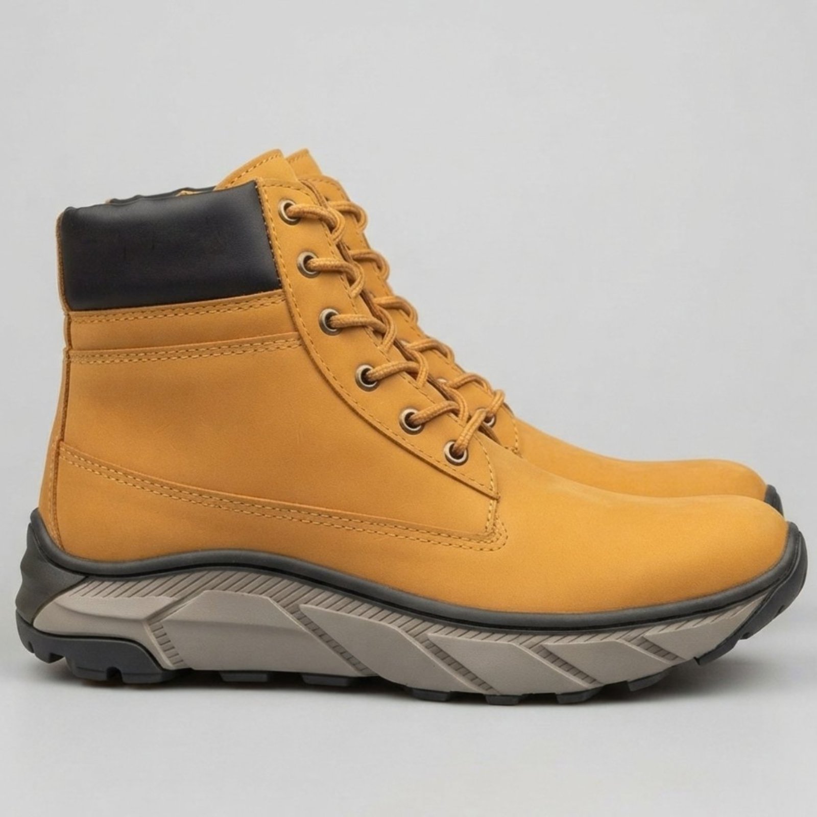 Bota Coturno Sapatofran Couro Cano Alto Antiderrapante Conforto Milho Botina