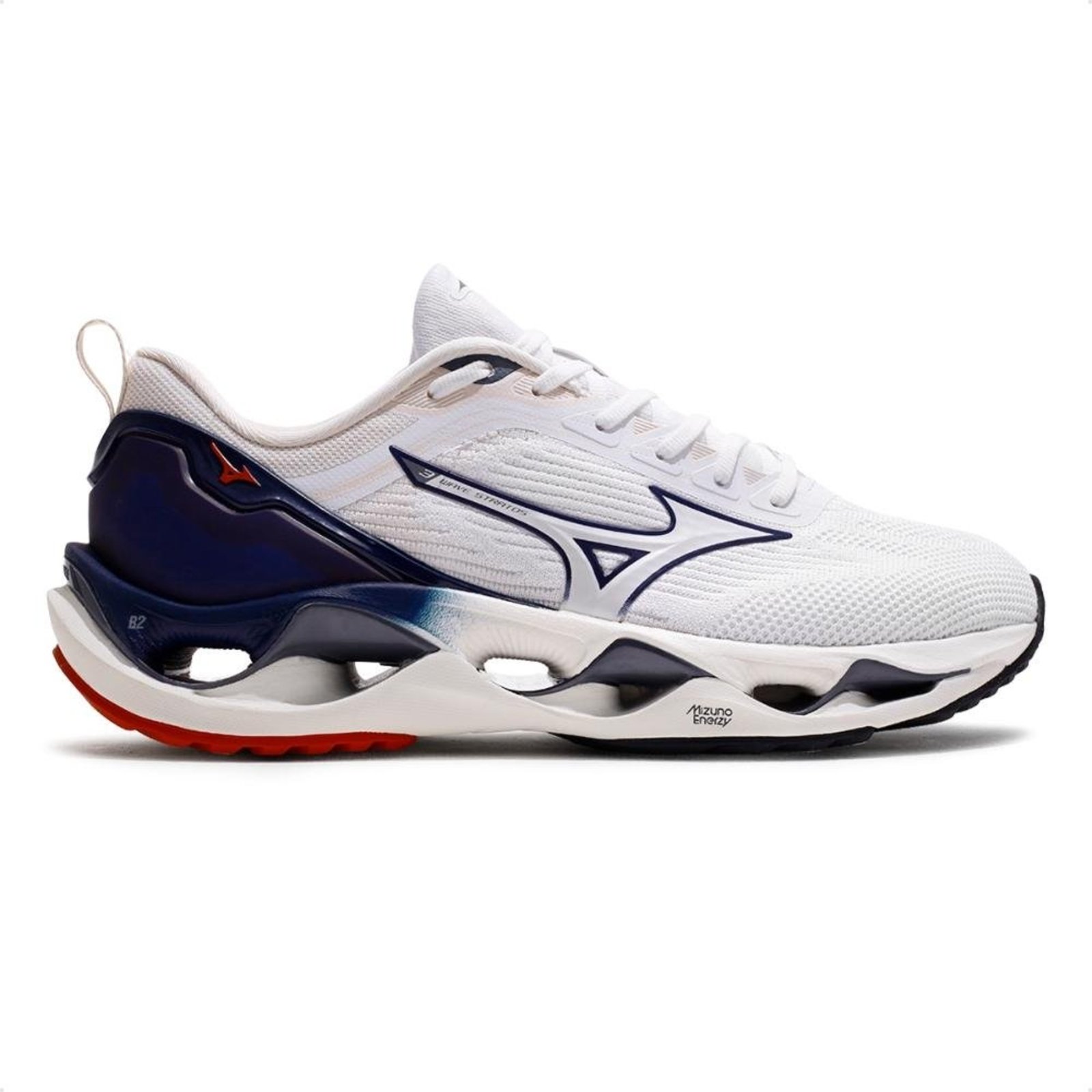 Tênis Mizuno Wave Stratos 3 Masculino Branco