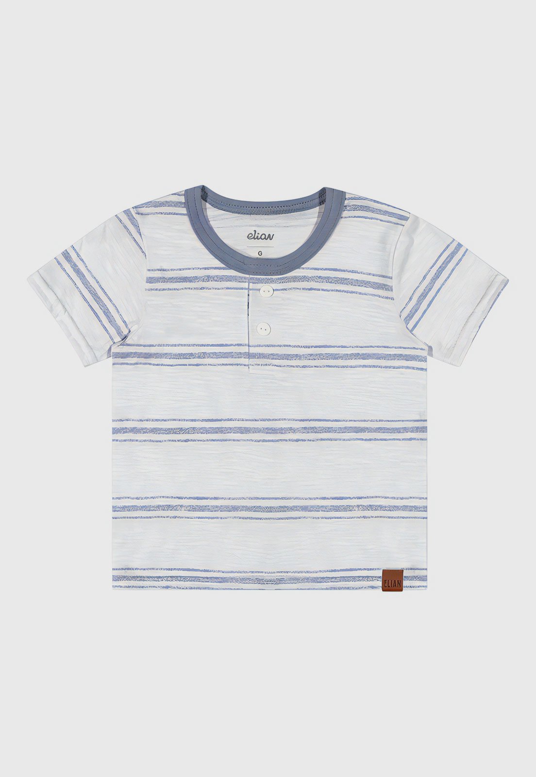 Camiseta Elian Listrada Azul