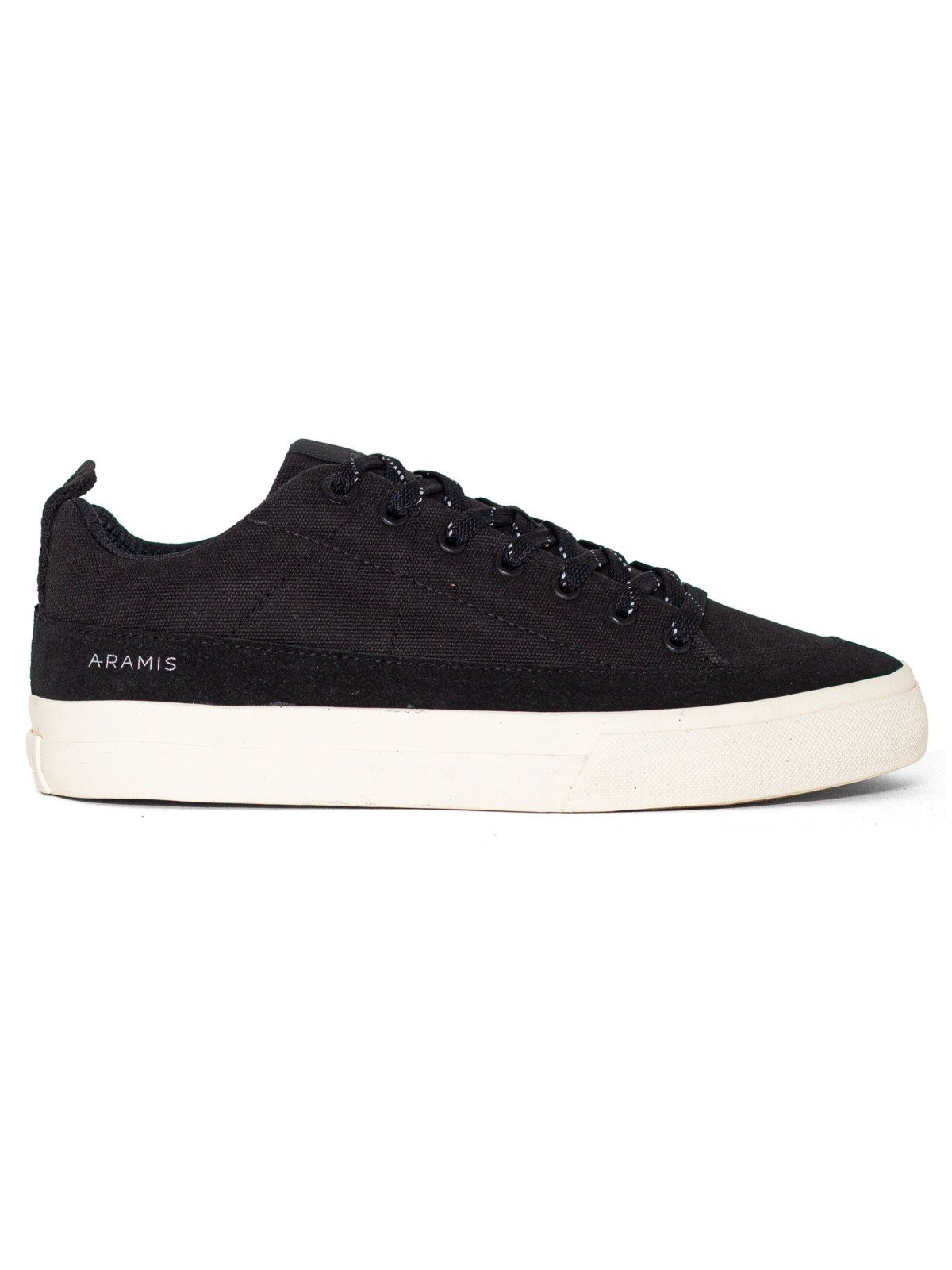Tênis Masculino Aramis Casual Layer Lines Confortável Macio Cadarço Preto
