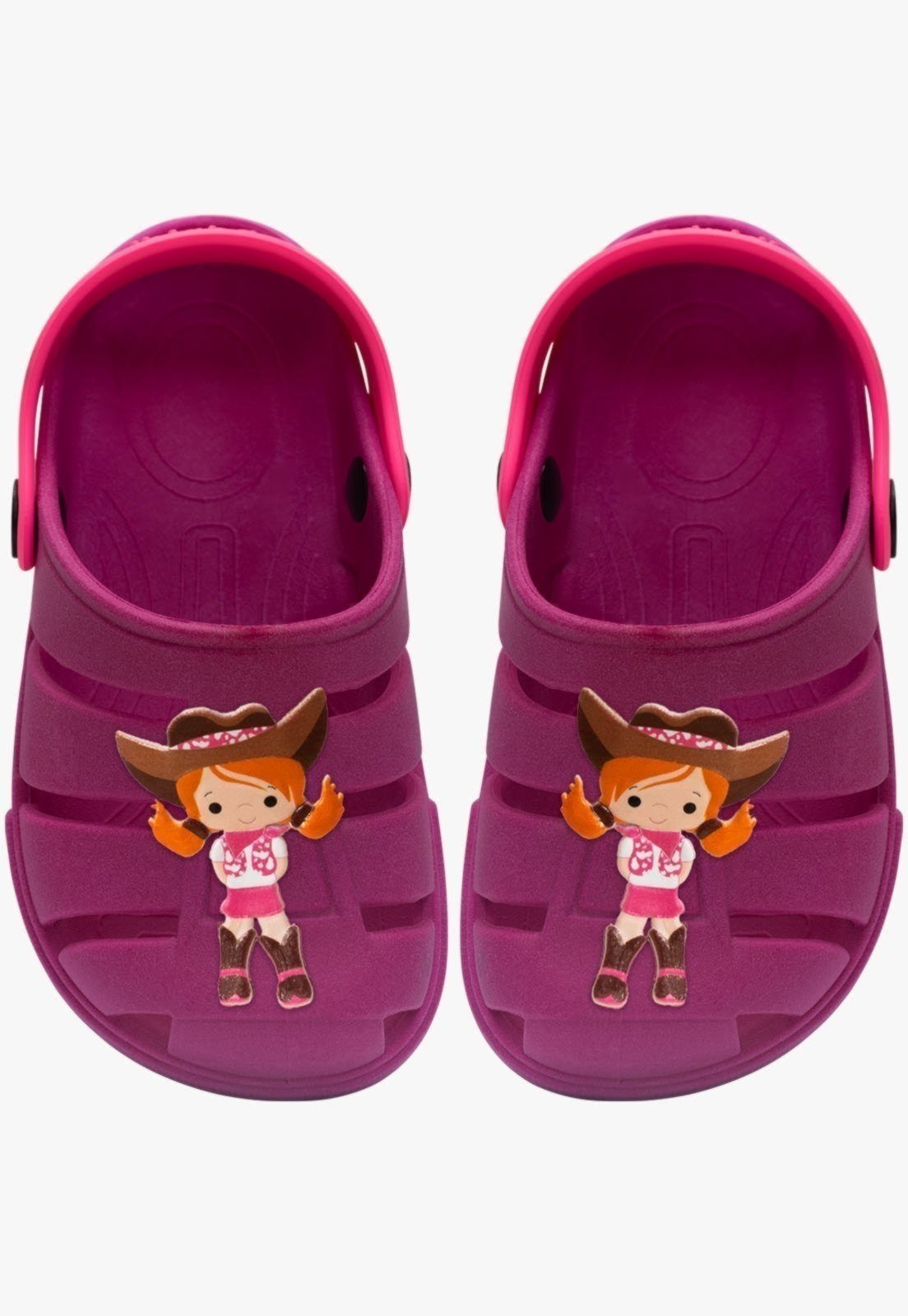 Infantil – Sandalia Babuche Feminino Pópidi Chinelo Cowgirl Pink