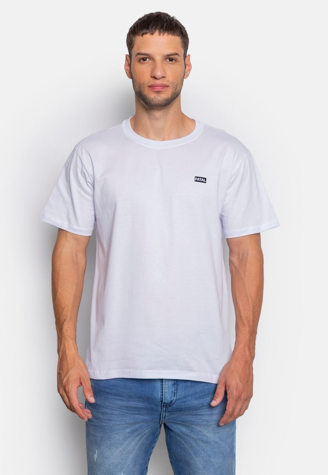Camiseta Fatal Fashion Basic She Loves Branca