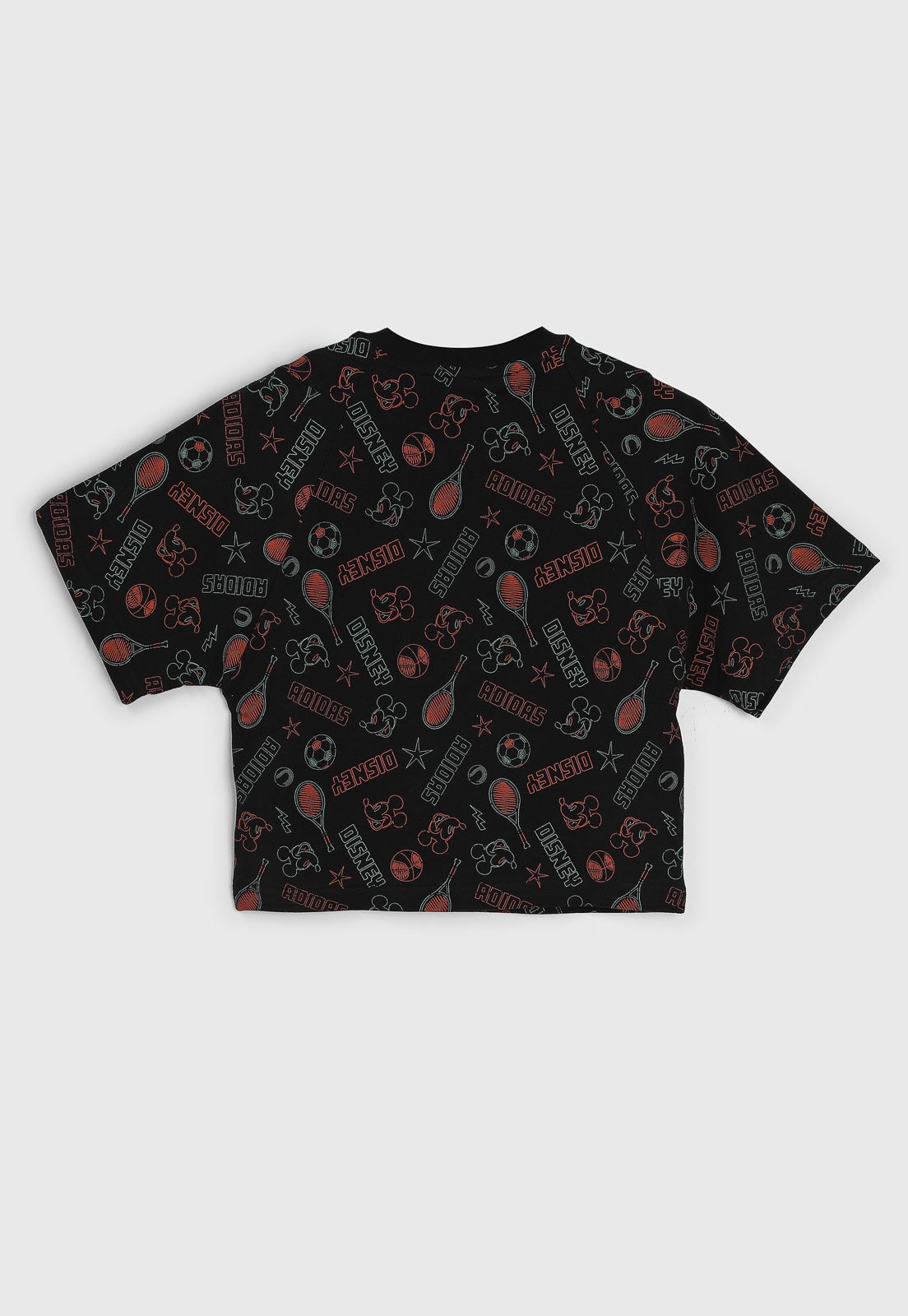 Vista 3 Camiseta adidas Sportswear Disney Mickey Mouse Preta preto adidas Sportswear preto
