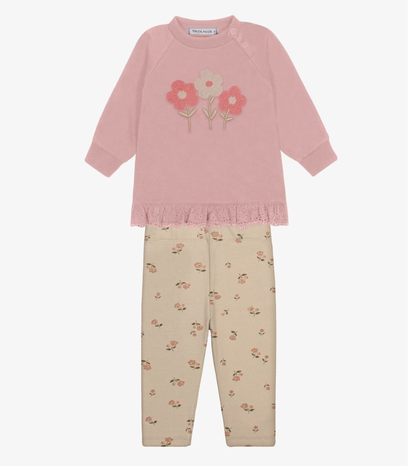 Infantil - Conjunto Blusão com Legging Menina Trick Nick Rosa
