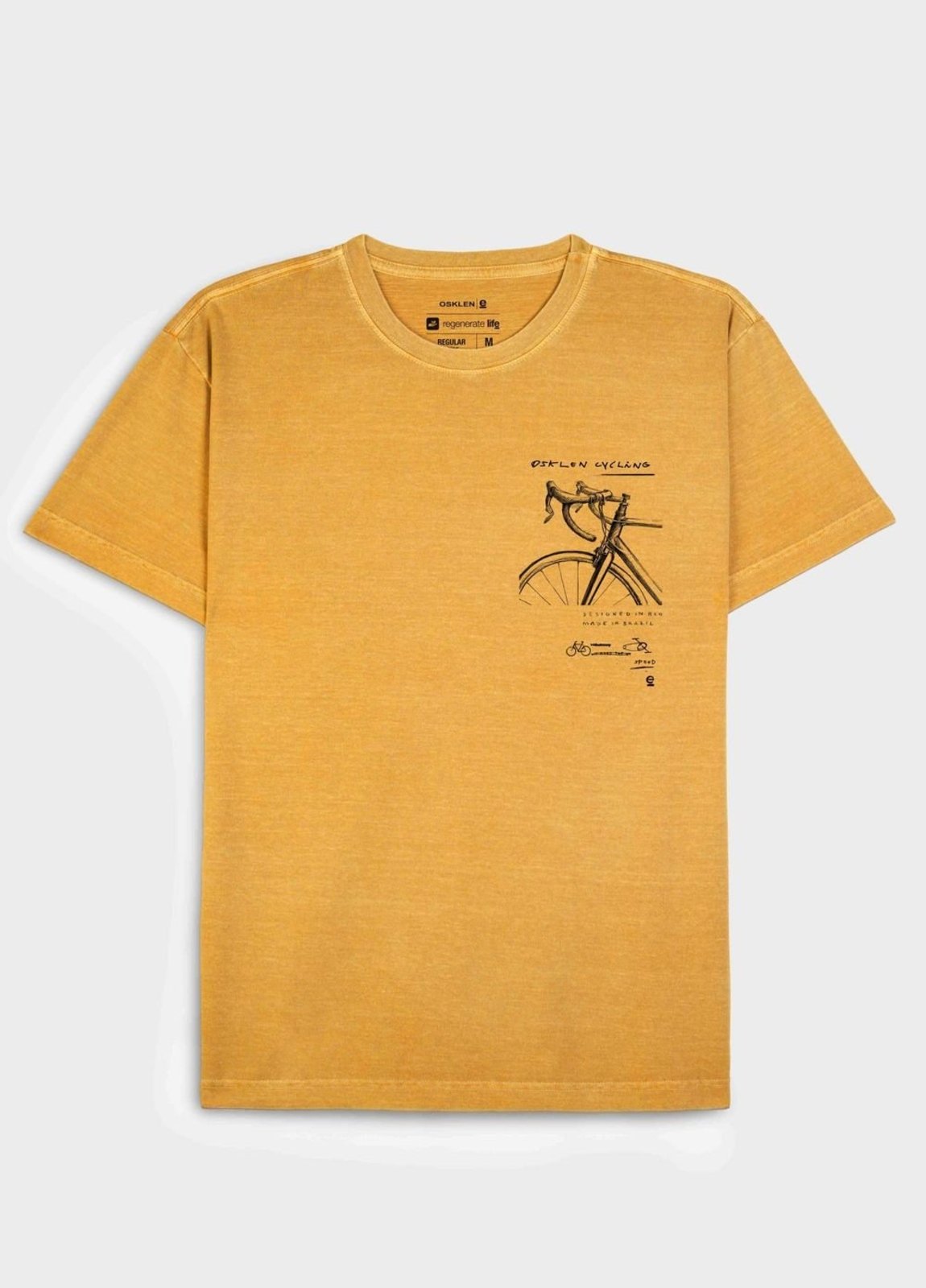 T-shirt stone cycling drawing mc OSKLEN