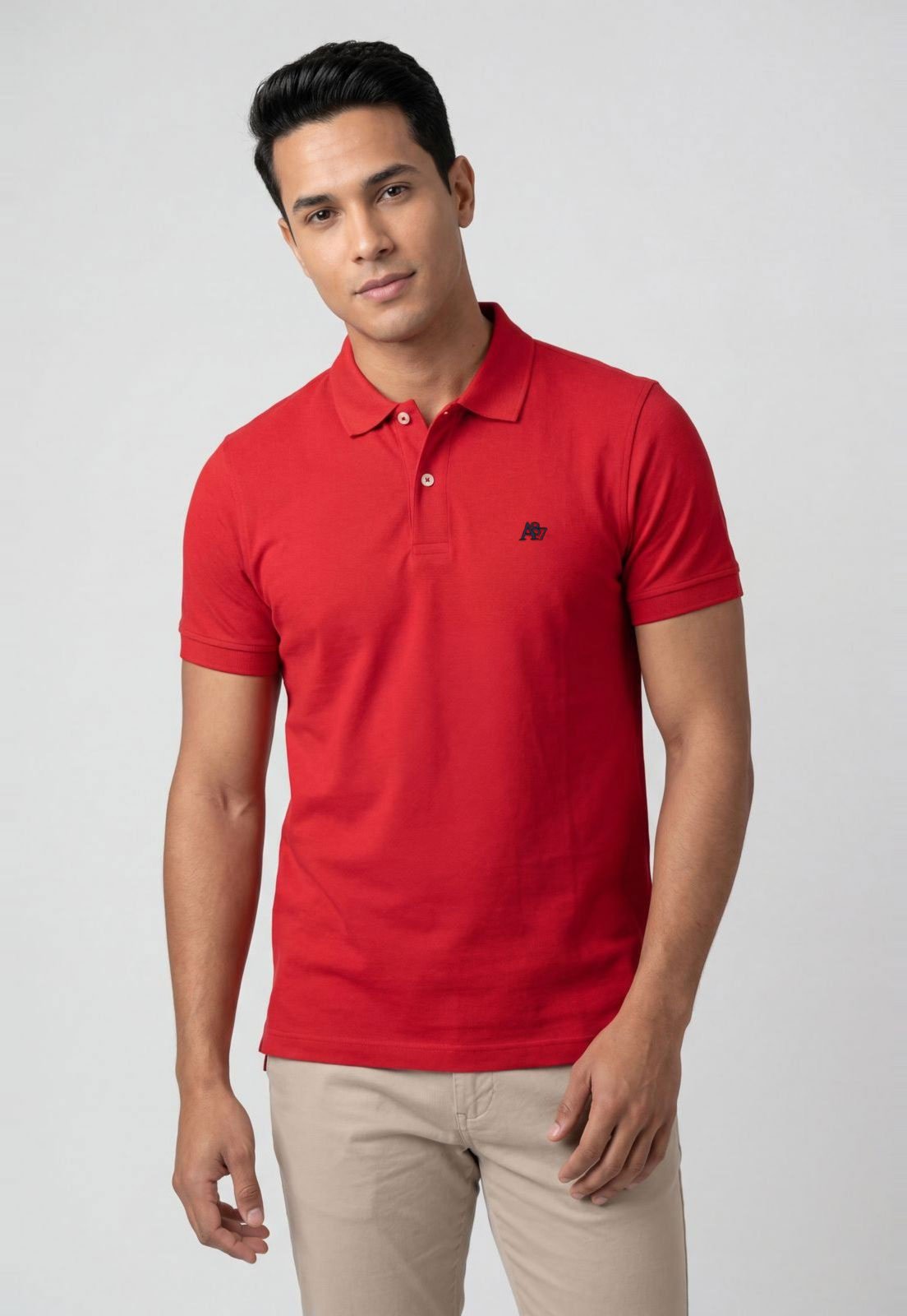 Polo Masculina Aeropostale Vermelha