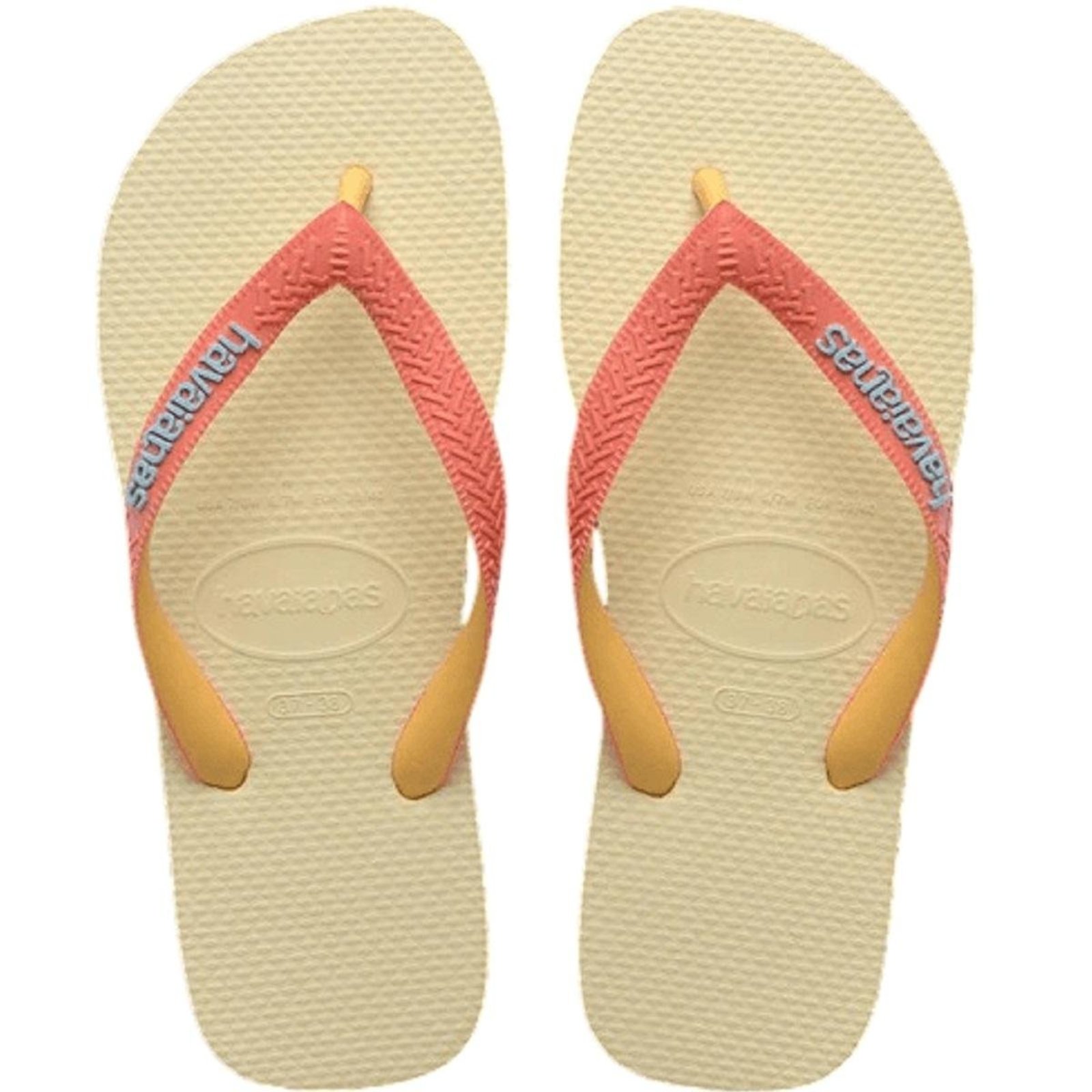 Chinelo Feminino Havaianas Top Mix Creme