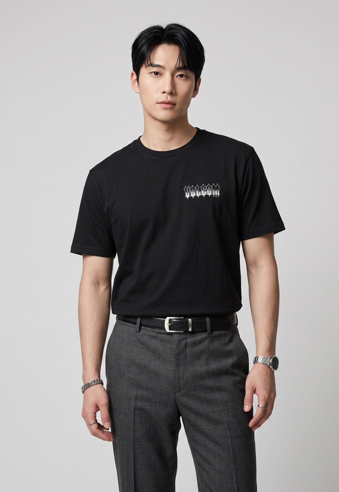 Camiseta Masculina Volcom Silk Gamma Doom Preto
