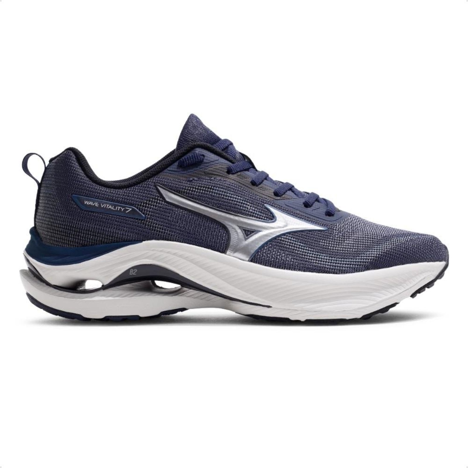 Tênis Mizuno Wave Vitality 7 Masculino Azul Marinho