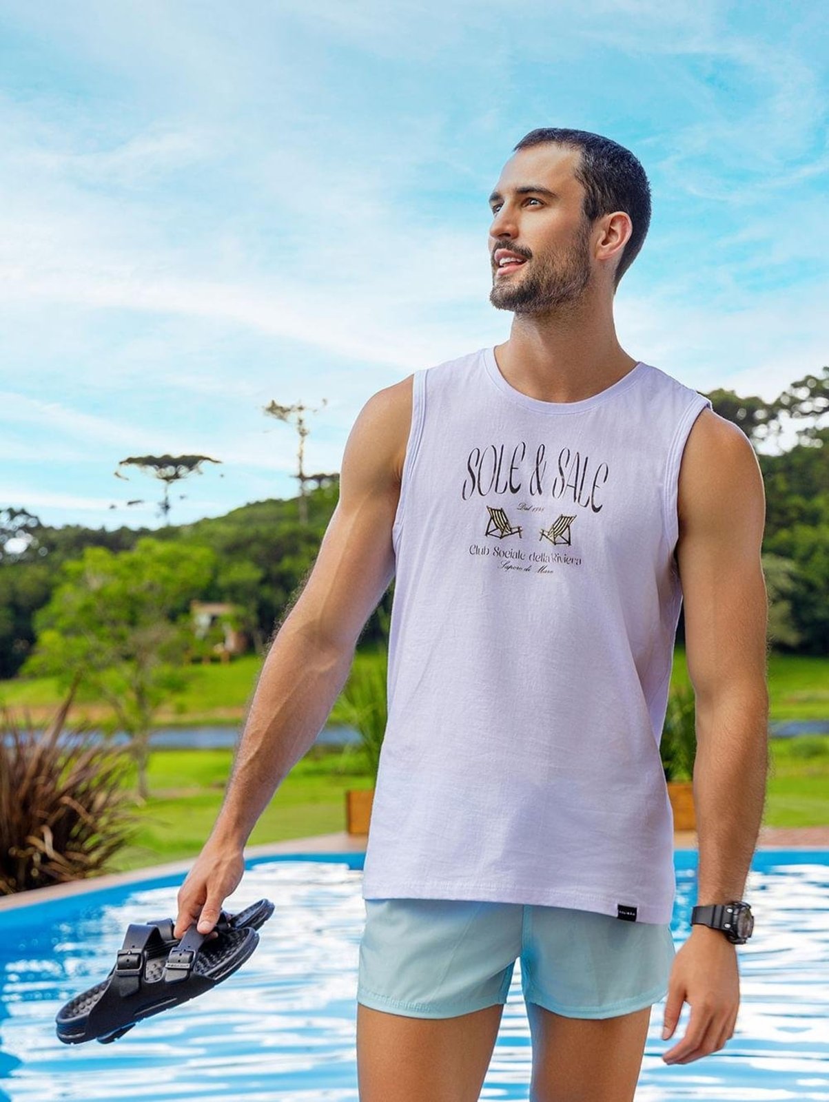 Camiseta Regata Masculina BRANCO