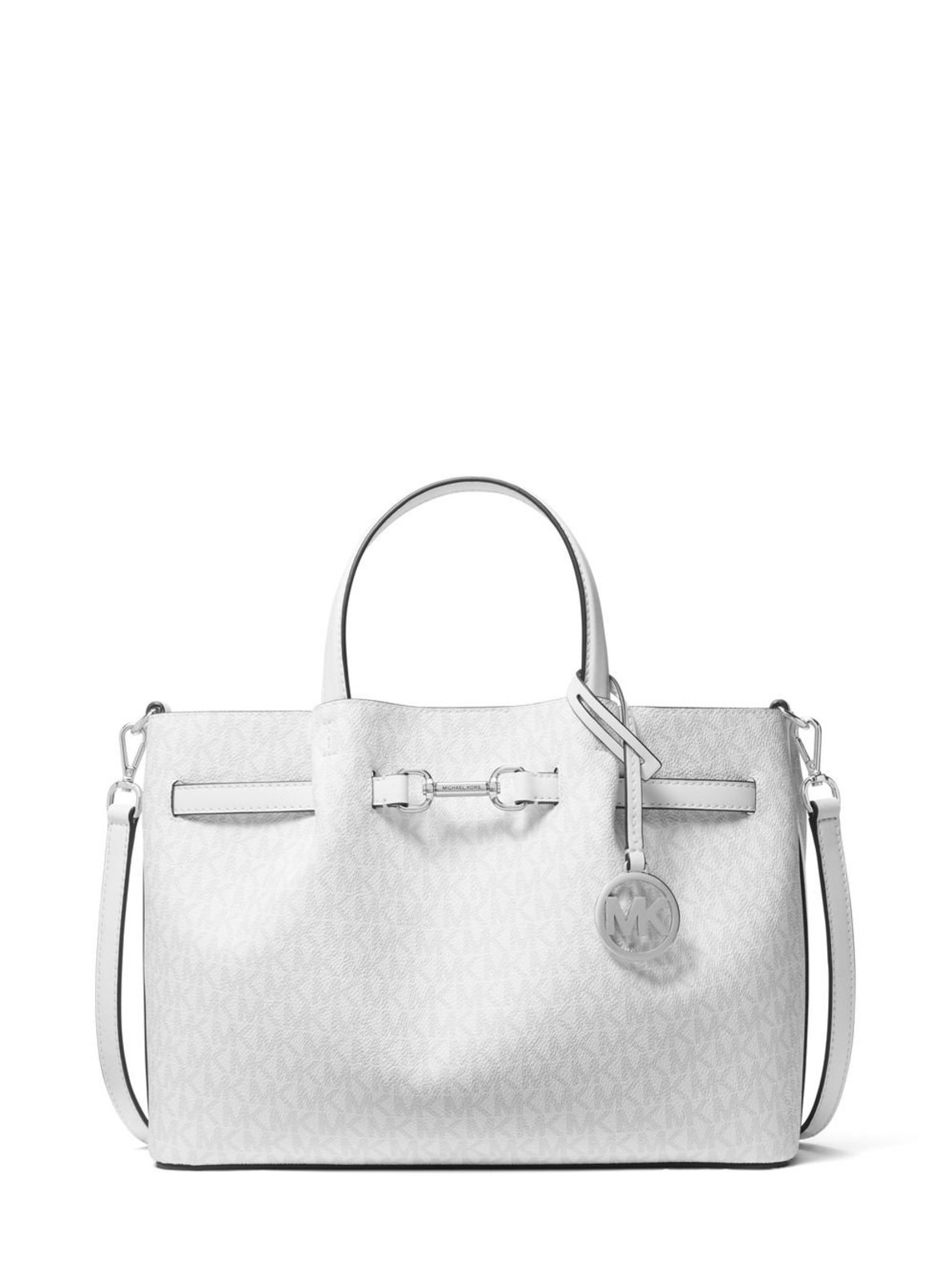 Vista 2 Bolsa Tiracolo Carson Logo Média 35S5s2zs3v085 branco branco