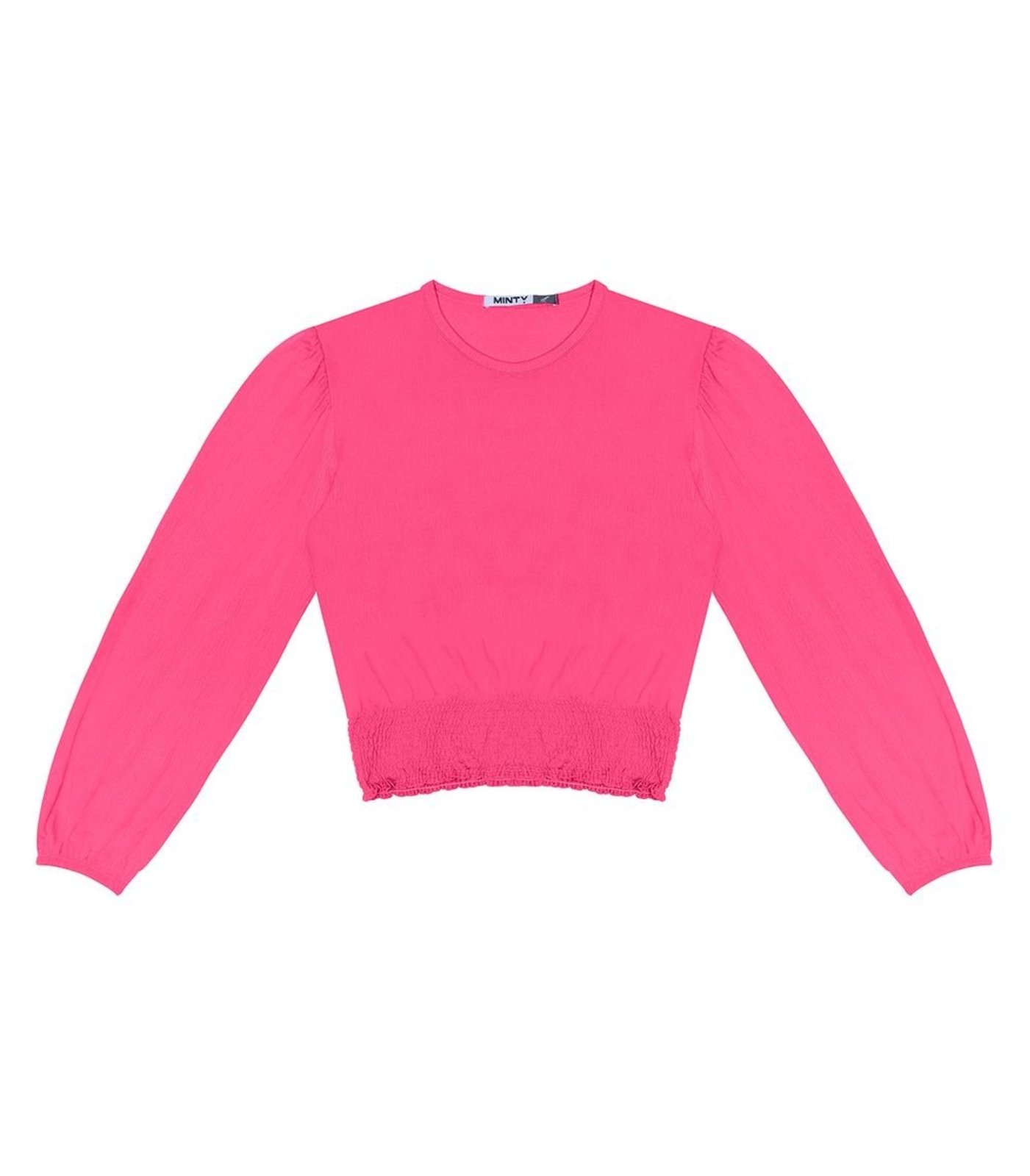 Infantil - Blusa MangaLonga Juvenil Feminino Minty Rosa