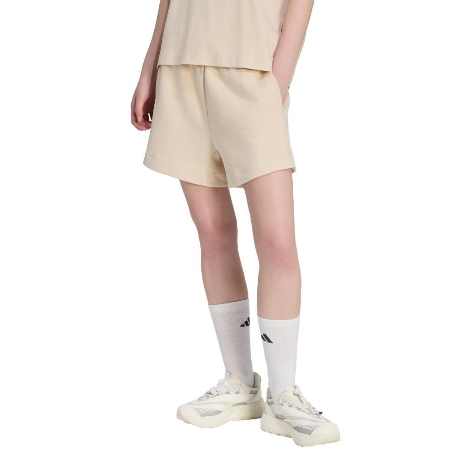 Shorts Folgado Soft Lux adidas Sportswear Bege