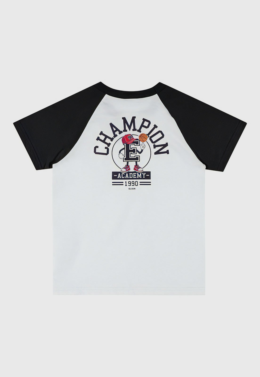 Vista 3 Infantil - Camiseta Elian Champion Branca branco Elian branco