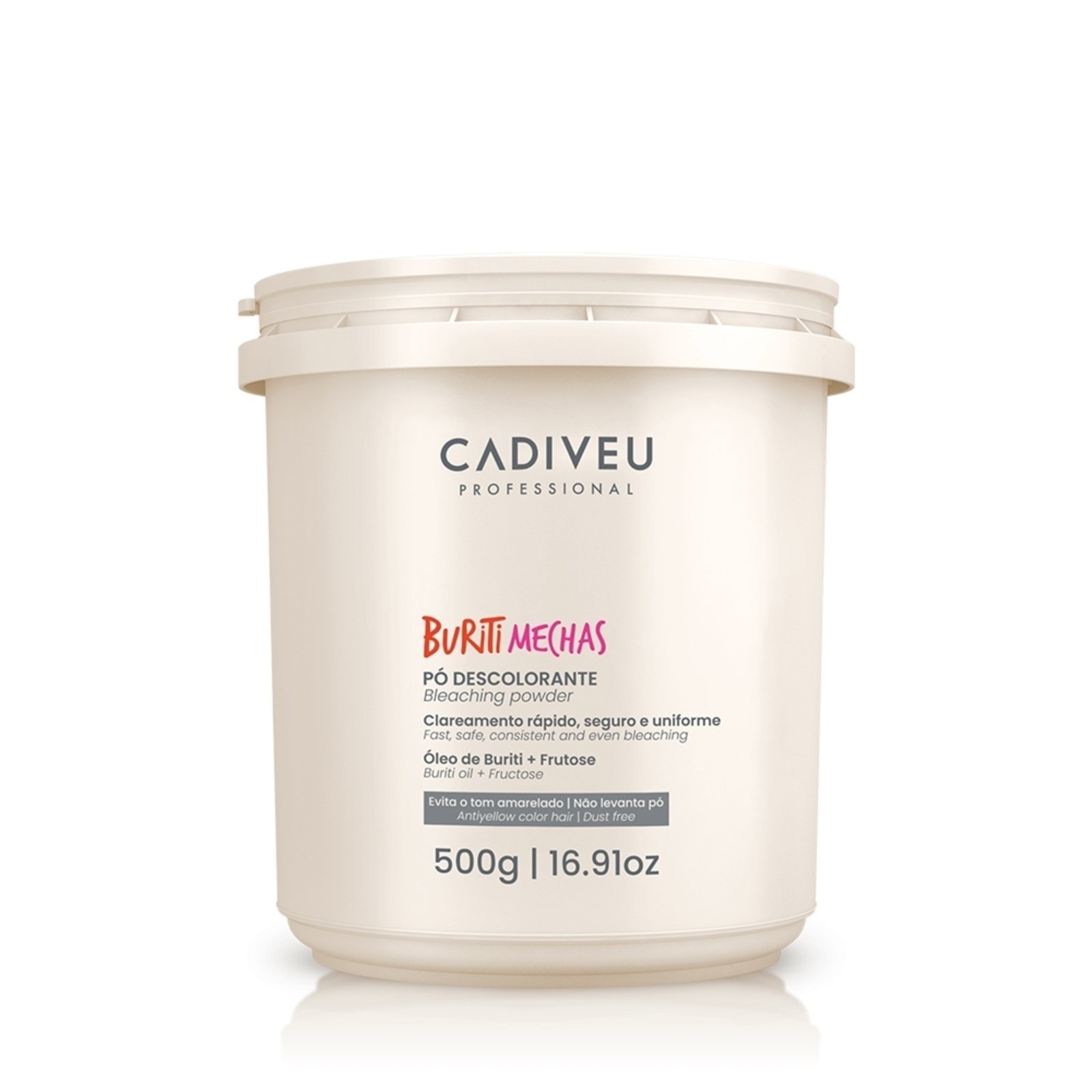 Vista 3 Kit Cadiveu Buriti Mechas - Pó Descolorante 500g (2 unidades) Cadiveu Professional multicolorido Cadiveu Professional multicolorido