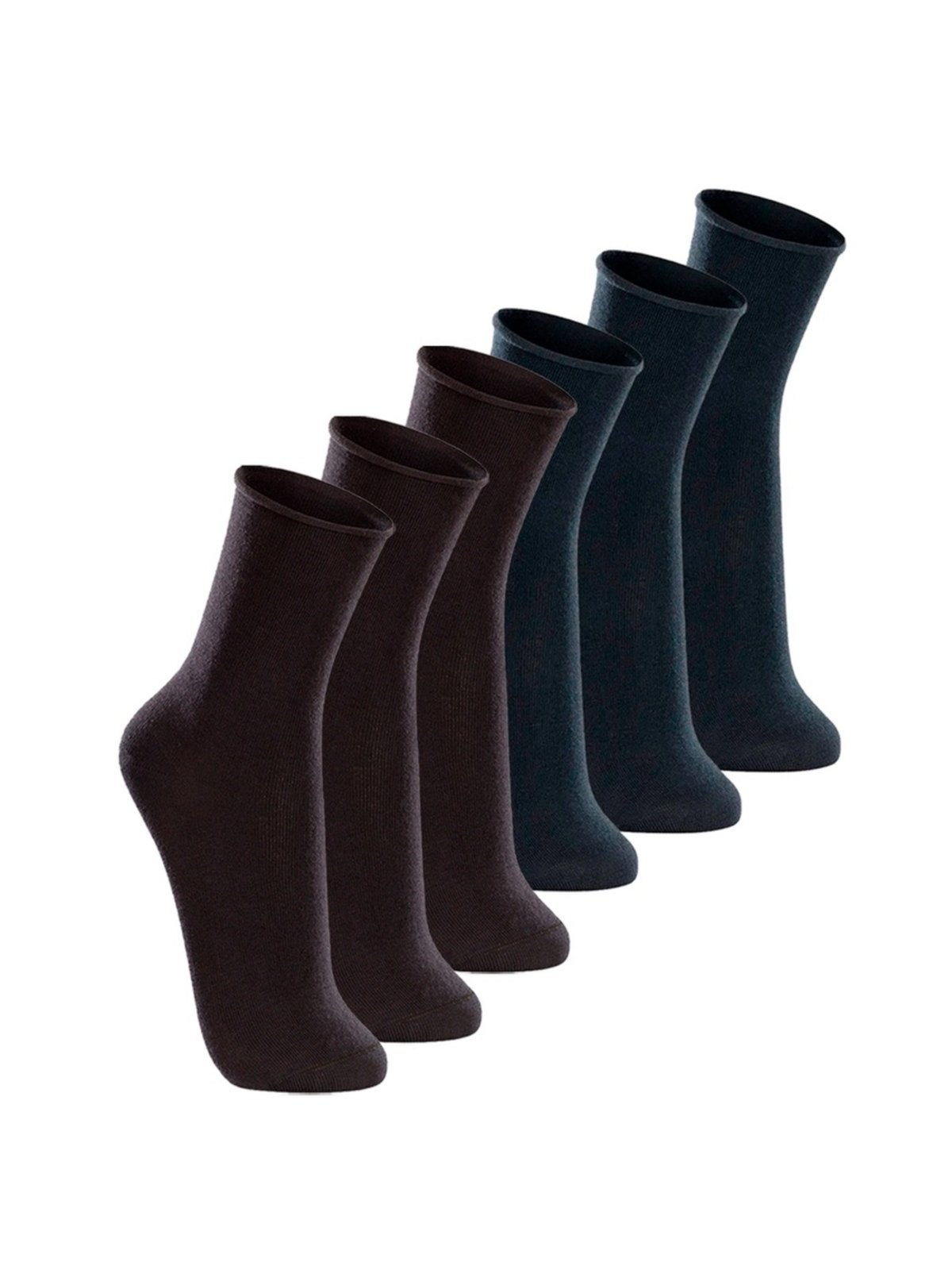 Kit com 6 Pares de Meias sem Punho Casual Lupo 1275-011