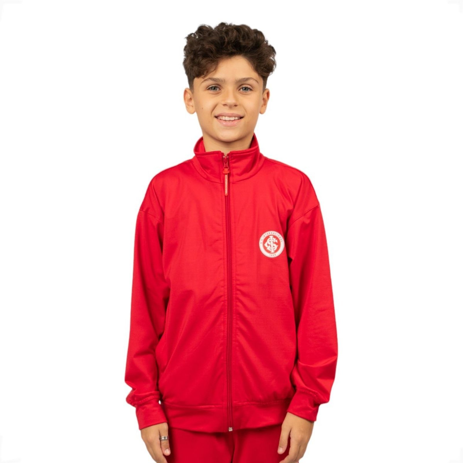 Jaqueta Agasalho Internacional Esportivo Sintético Juvenil Surf Center Vermelho