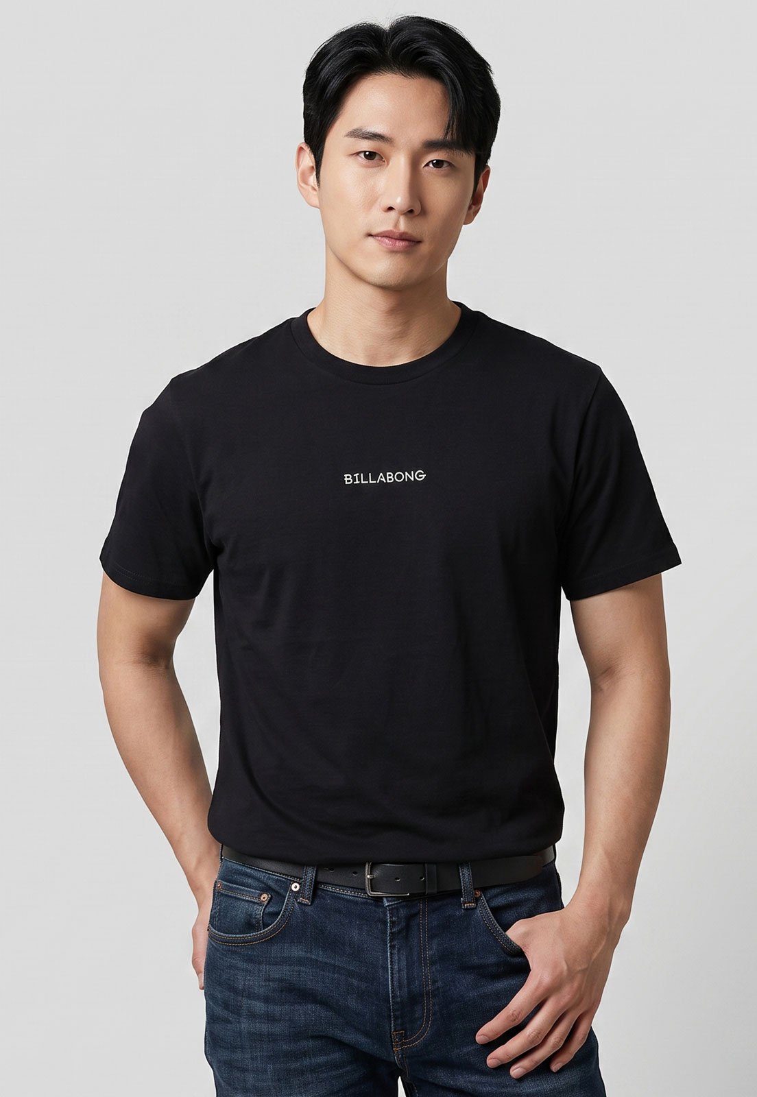 Camiseta Masculina Billabong Timeline Preta