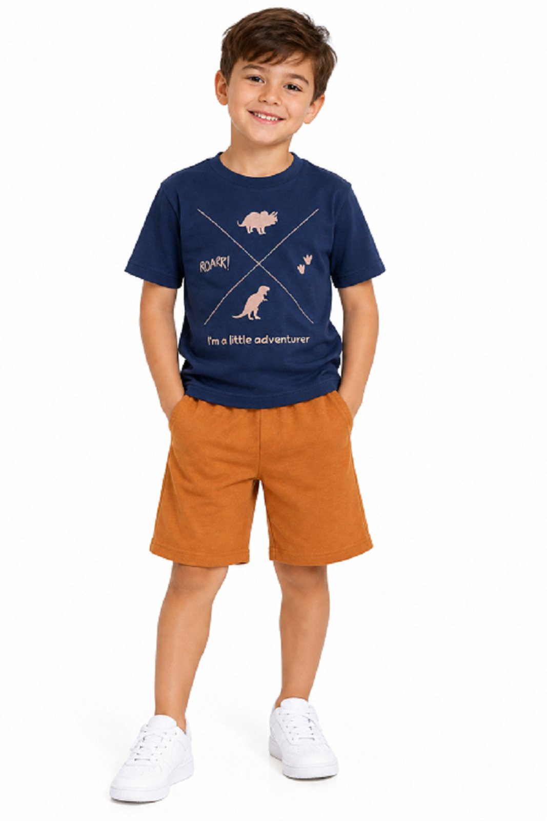 Infantil - Conjunto masculino dinossauro