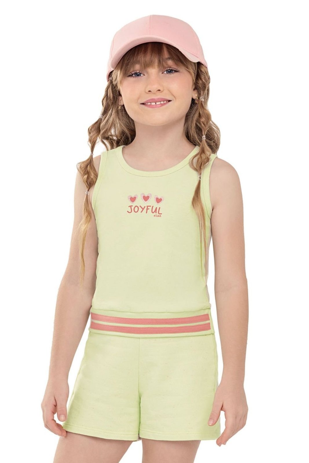 Infantil - Conjunto Curto Menina Joyful Elian Verde