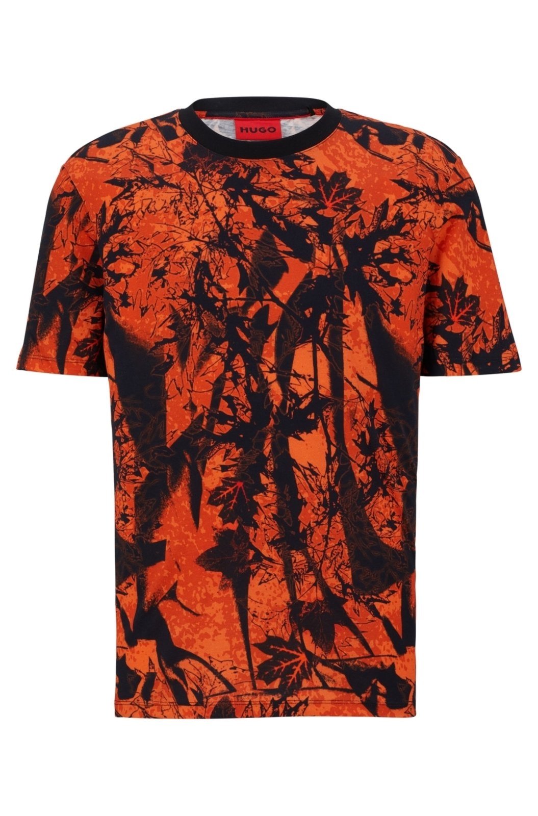 Camiseta De Jersey De Algodão Com Estampa Sazonal