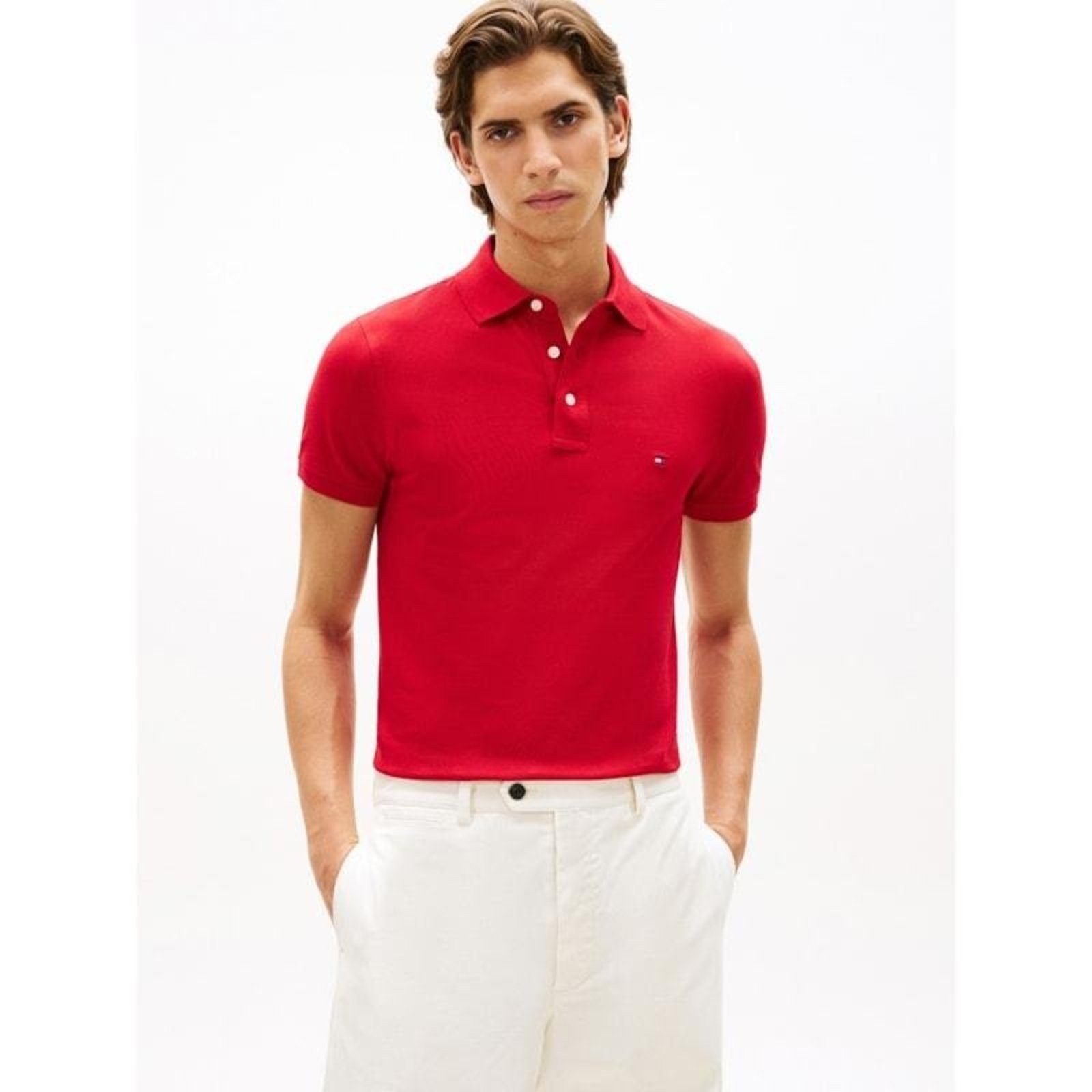 Polo 1985 Slim Fit Vermelho