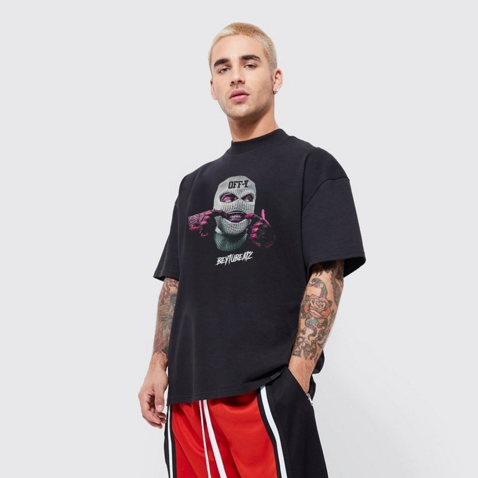 Camiseta Streetwear Gangster Off-Y Black