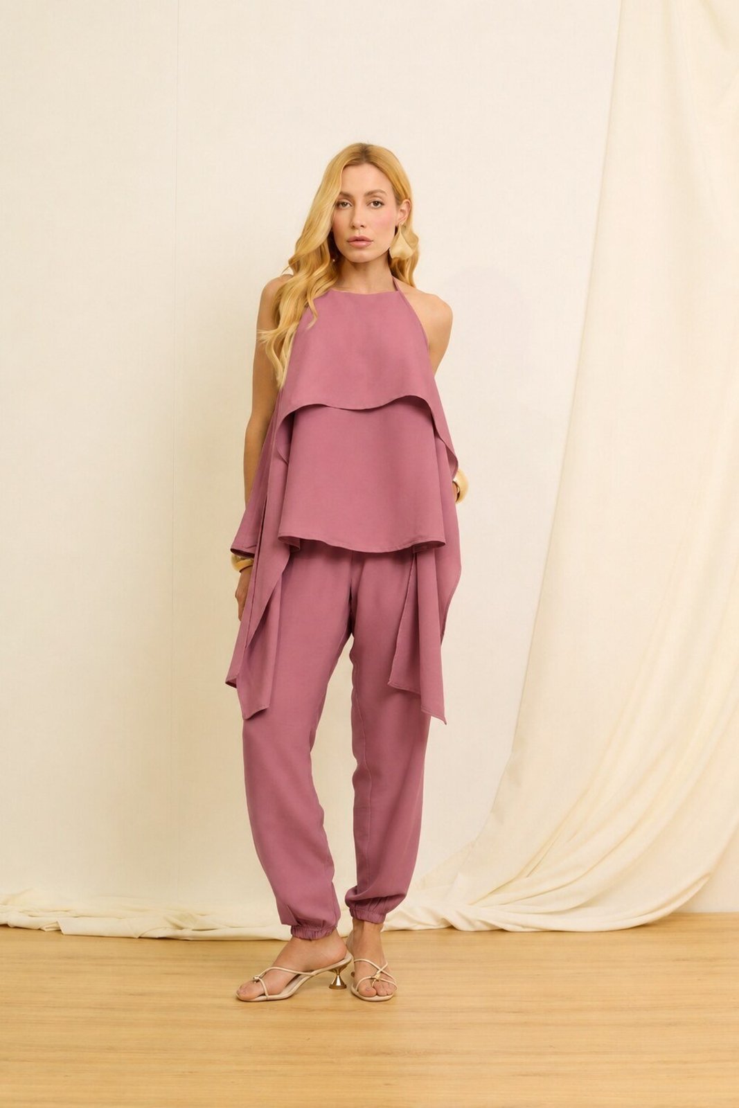 Blusa Vanibele Frente única Rosa