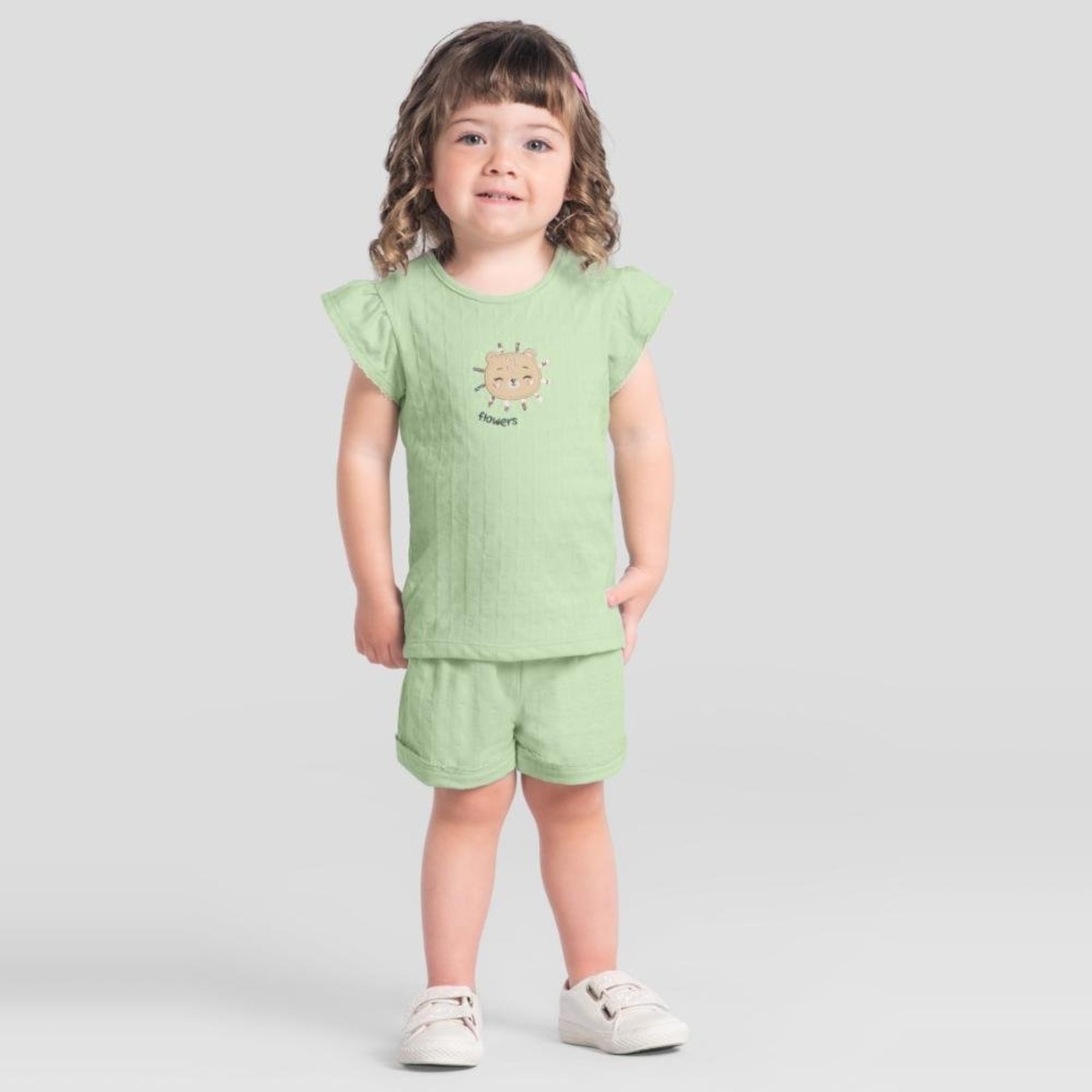 Infantil - Conjunto menina de ursinho Brandili