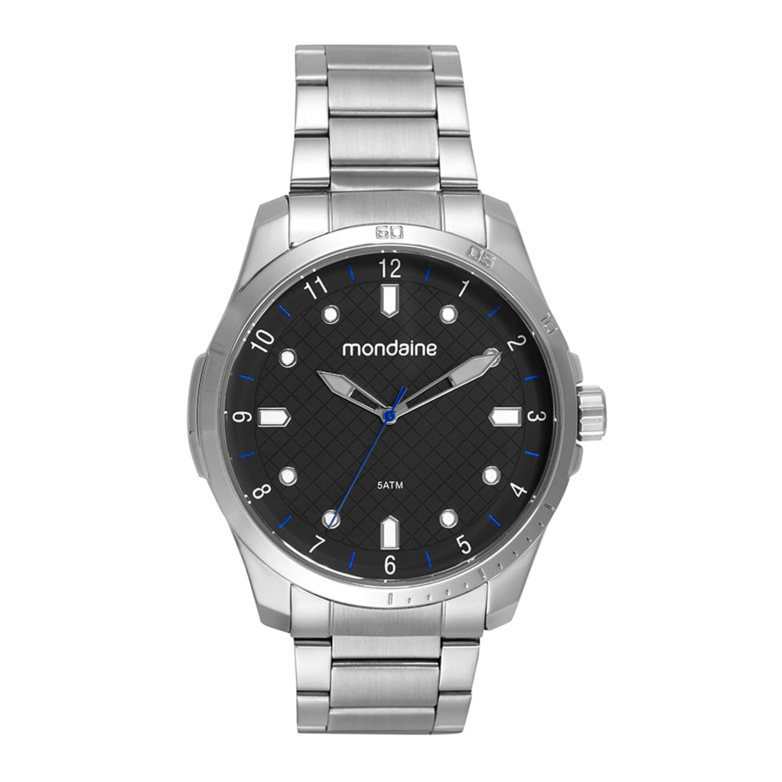 Relógio Masculino Casual Prata Mondaine