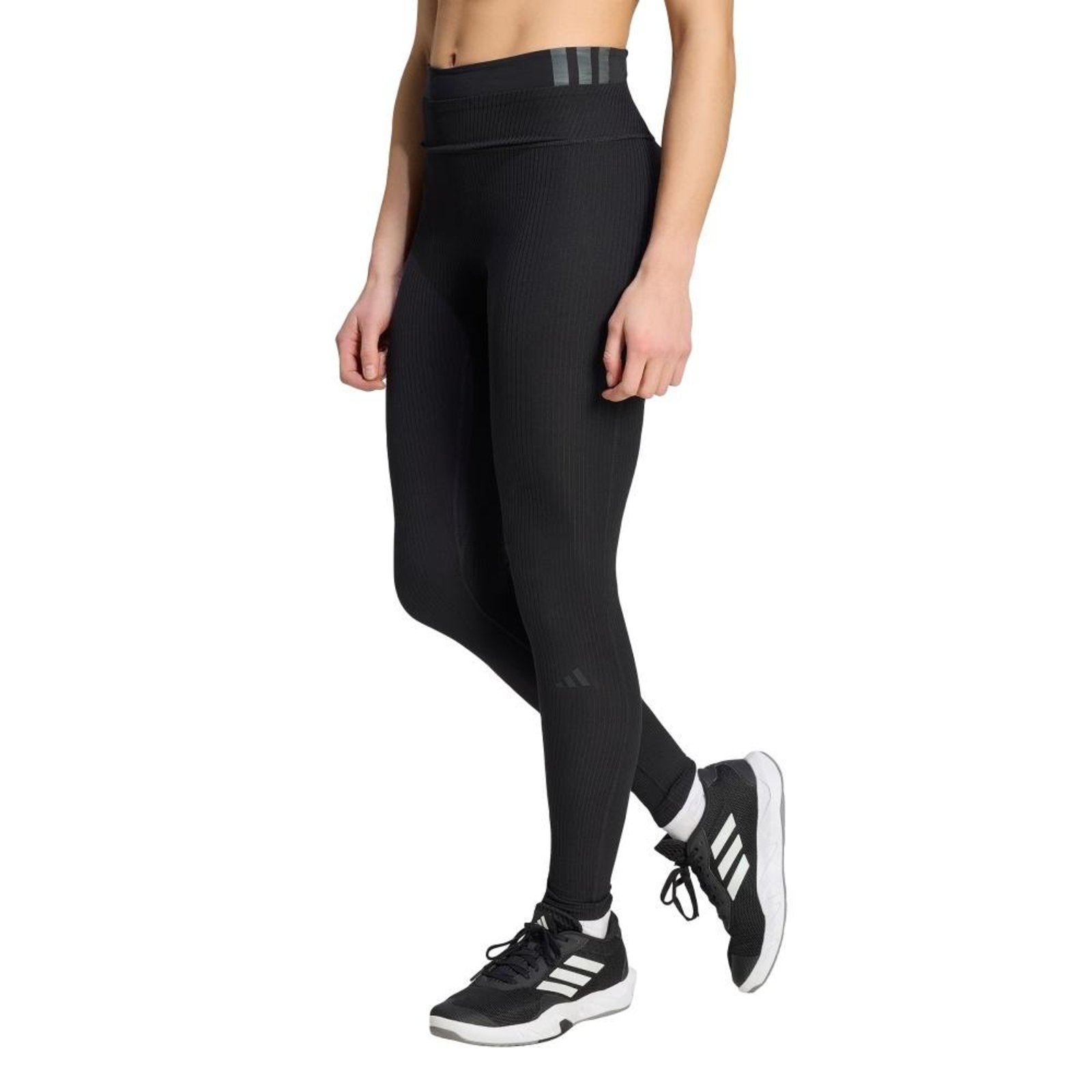 Calça Legging All Me Rib adidas Performance Preto