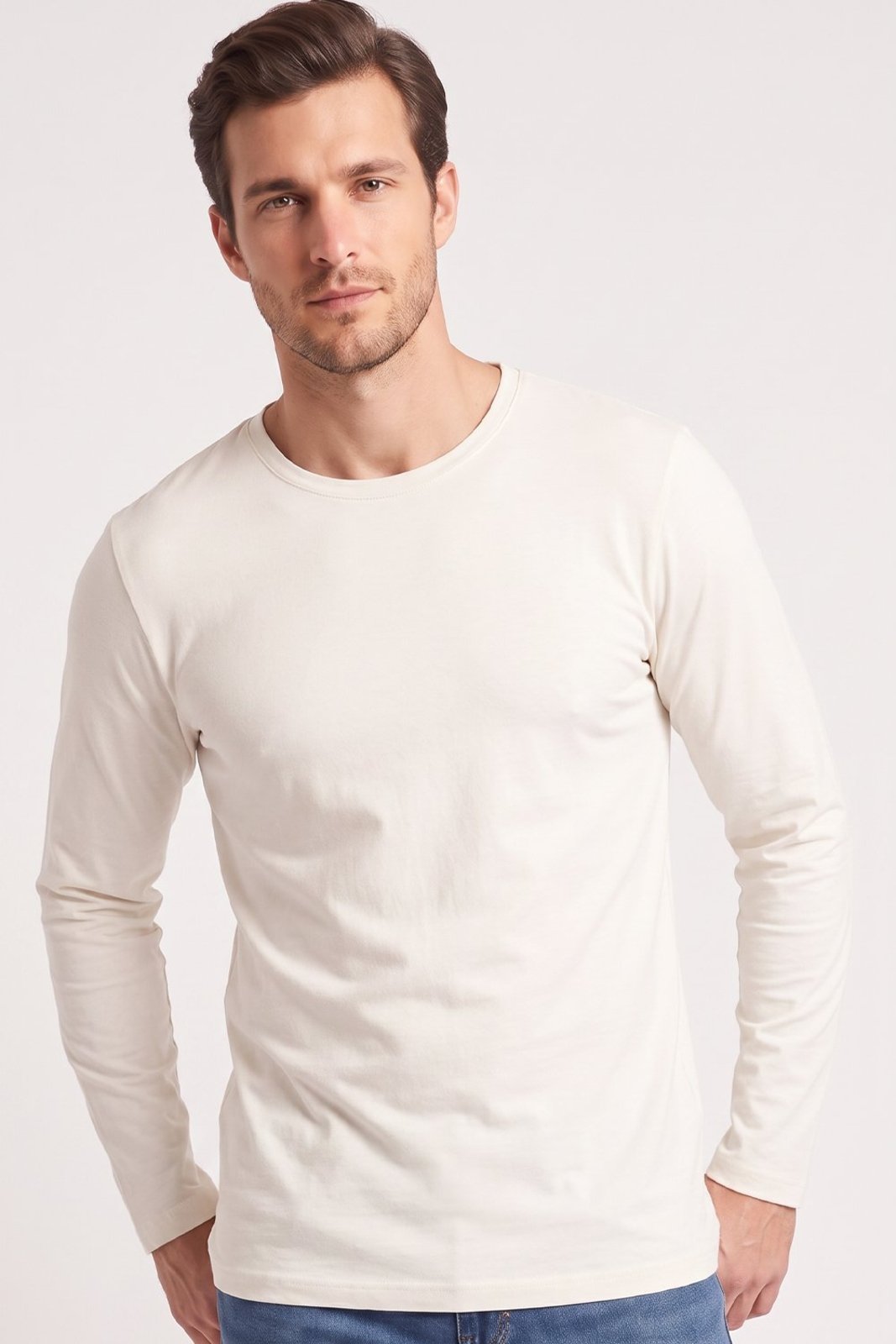Camiseta Masculina Manga Longa Polo Wear Off White
